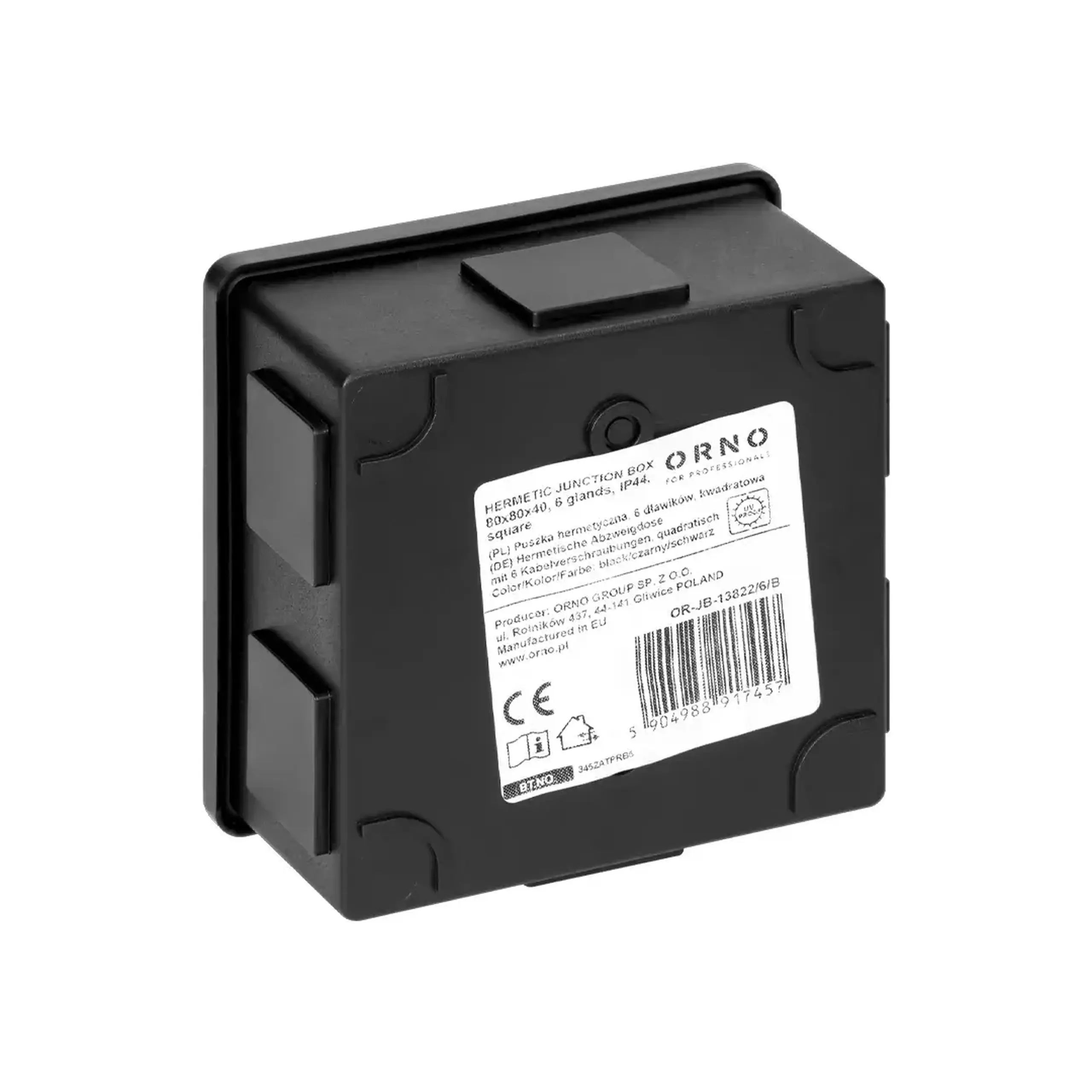 Cutie de distribuție ANTI-UV 80 x 80 x 40 mm Plastic ORNO