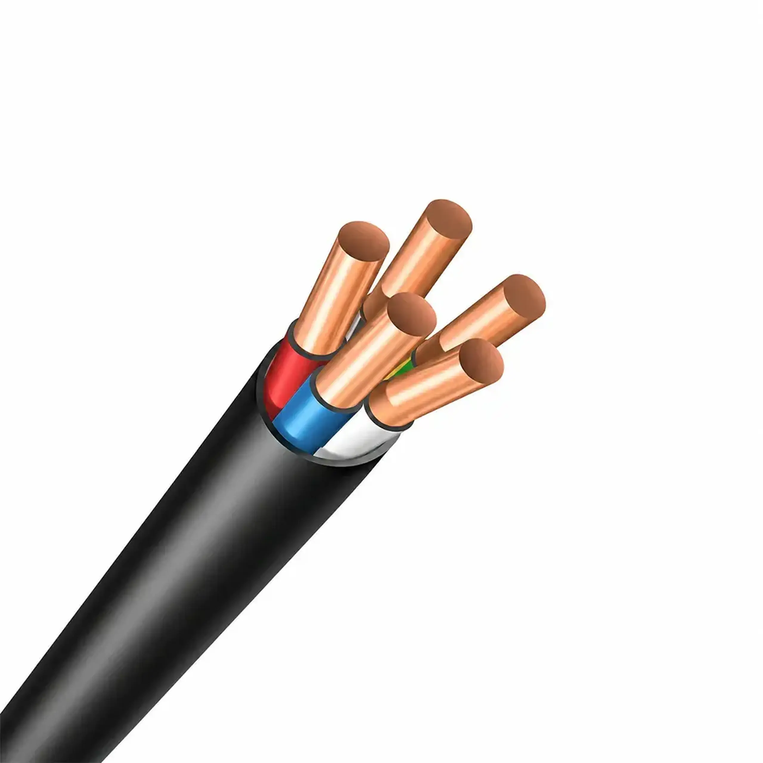 Cablu VVGng 5 * 6 mm² Negru Cupru ITK