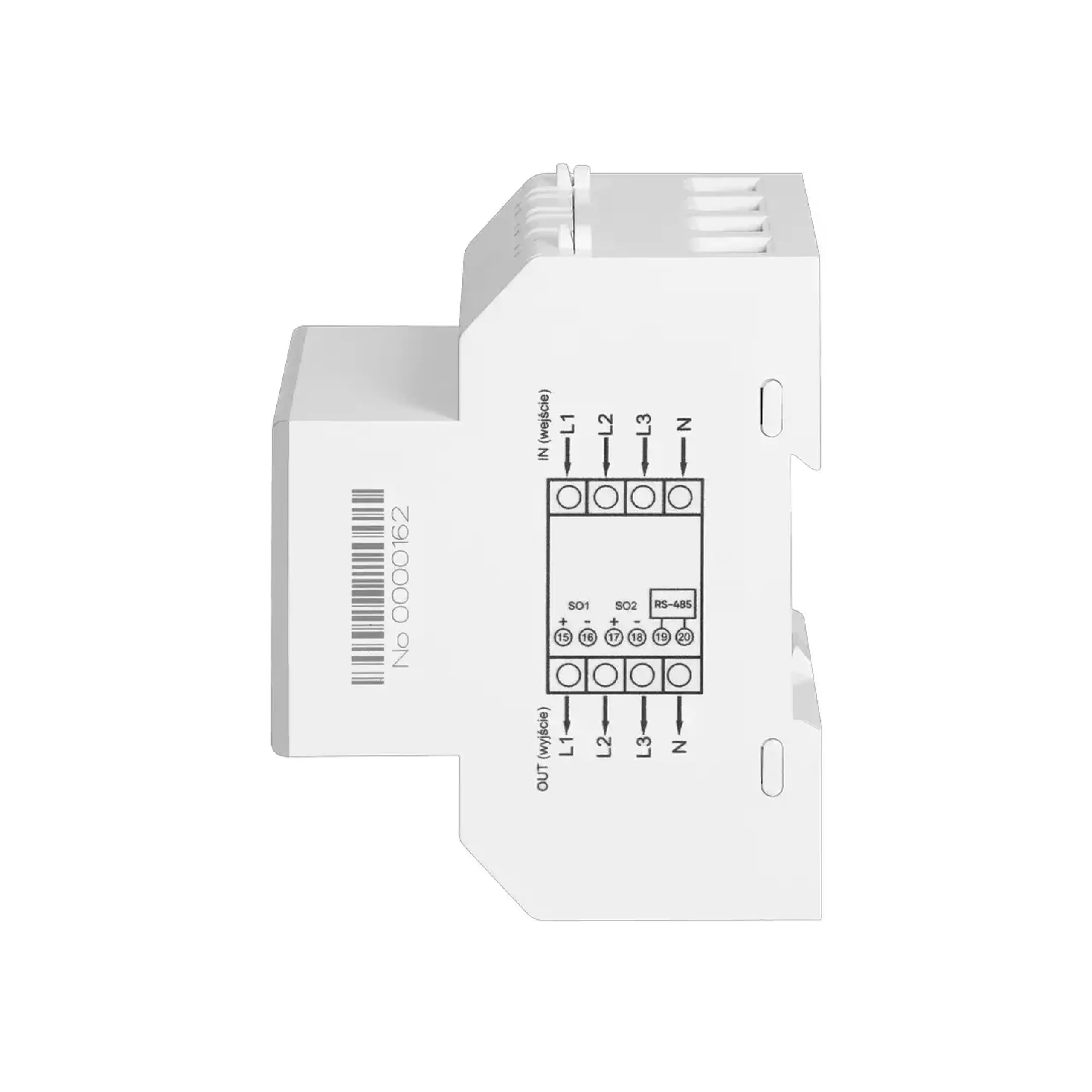 Contor digital Trifazat 0.25 - 5 (100) A 230/400 V IP51 ORNO