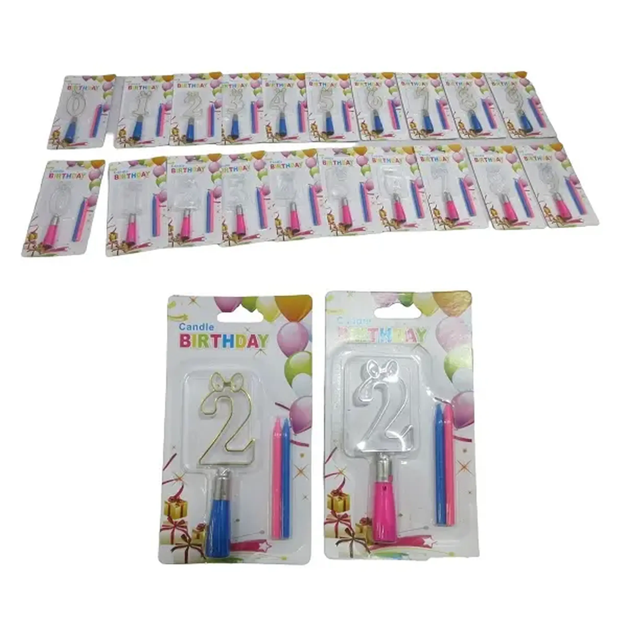 Lumanare muzicale cifra 9 (1 buc)