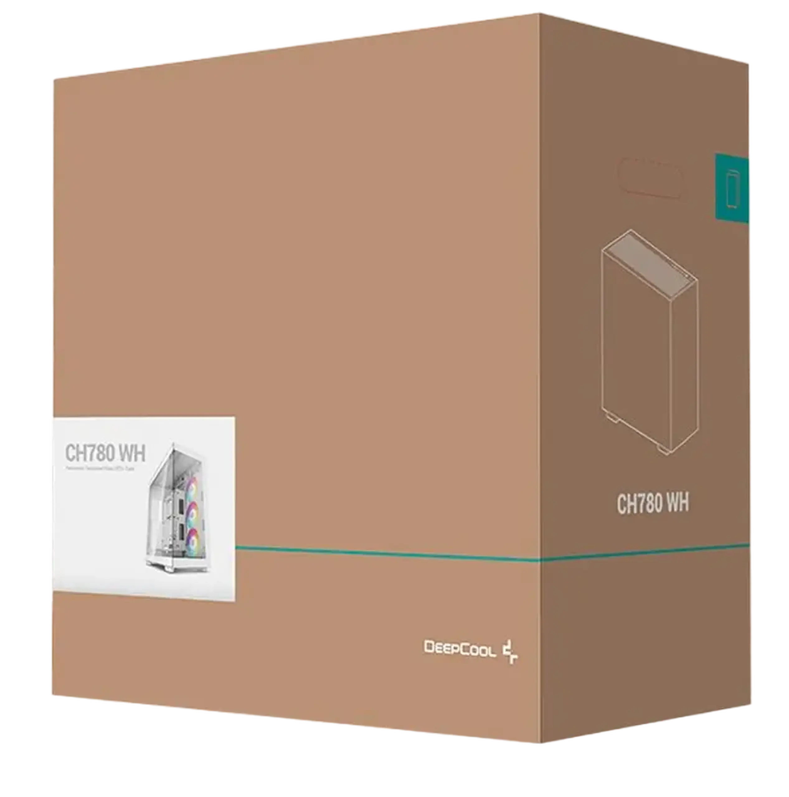 Carcasă PC Deepcool CH780, Full-Tower, Fără PSU, Alb