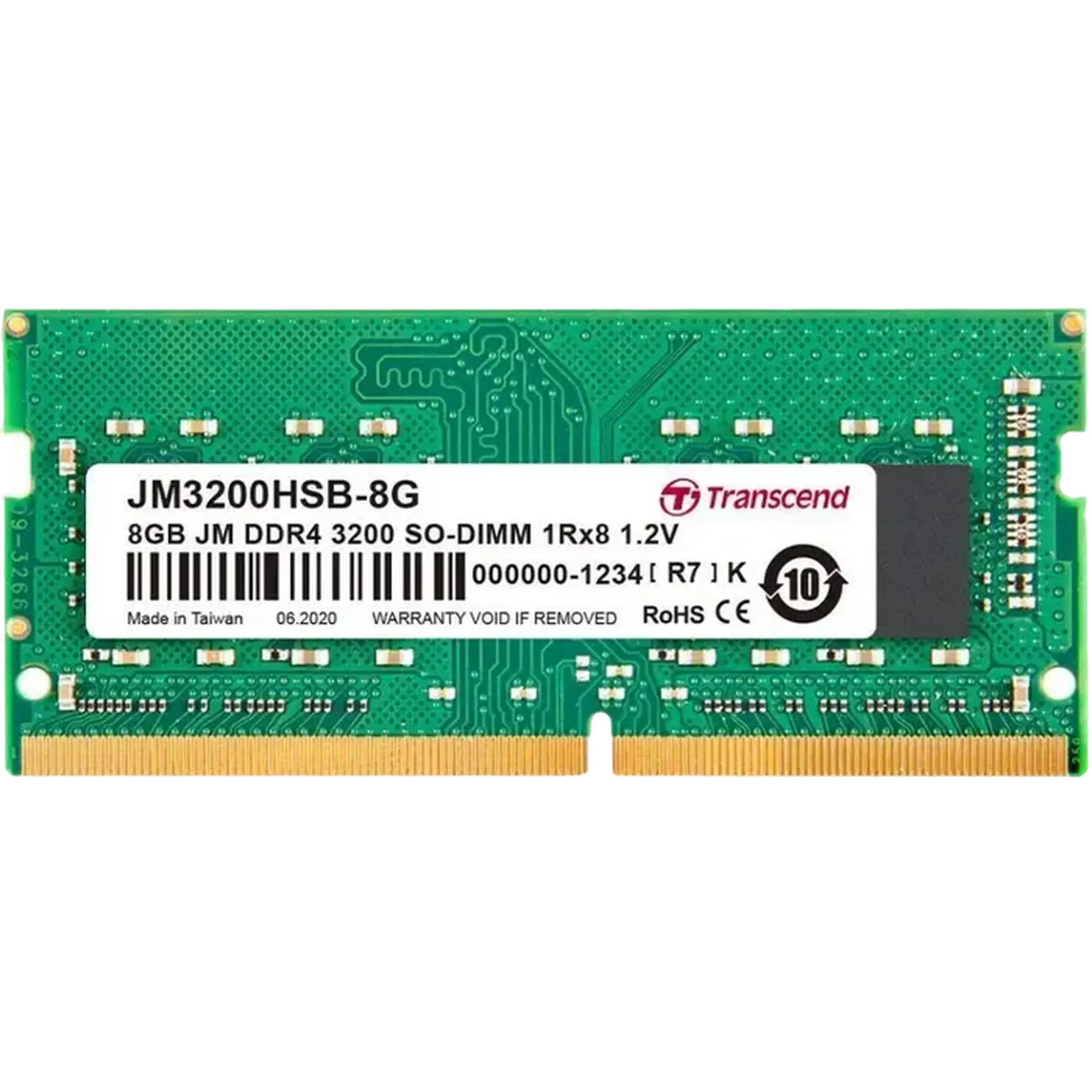Memorie RAM Transcend JM3200HSB-8G, DDR4 SDRAM, 3200 MHz, 8GB