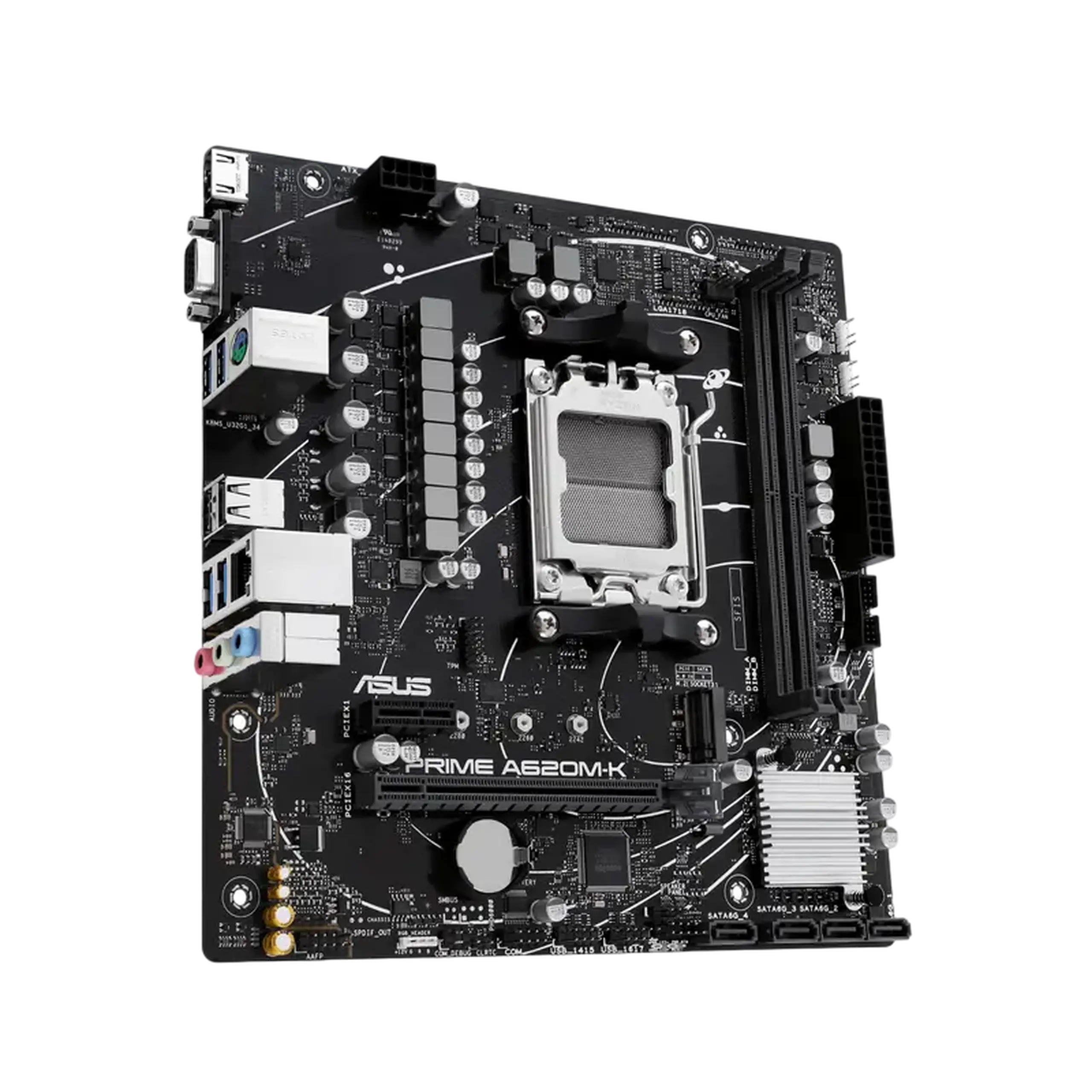 Placă de bază ASUS PRIME A620M-K, AM5, AMD A620, Micro-ATX