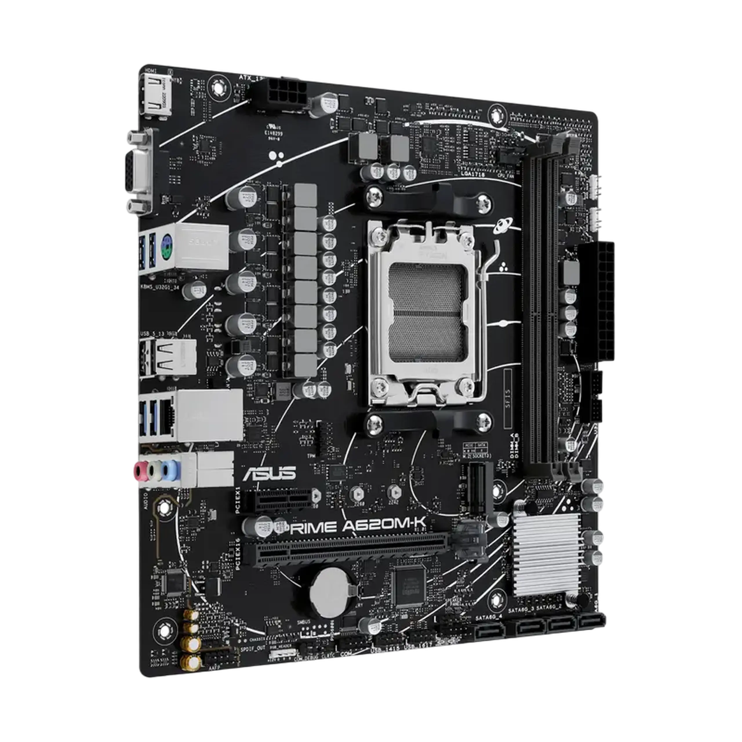 Placă de bază ASUS PRIME A620M-K, AM5, AMD A620, Micro-ATX
