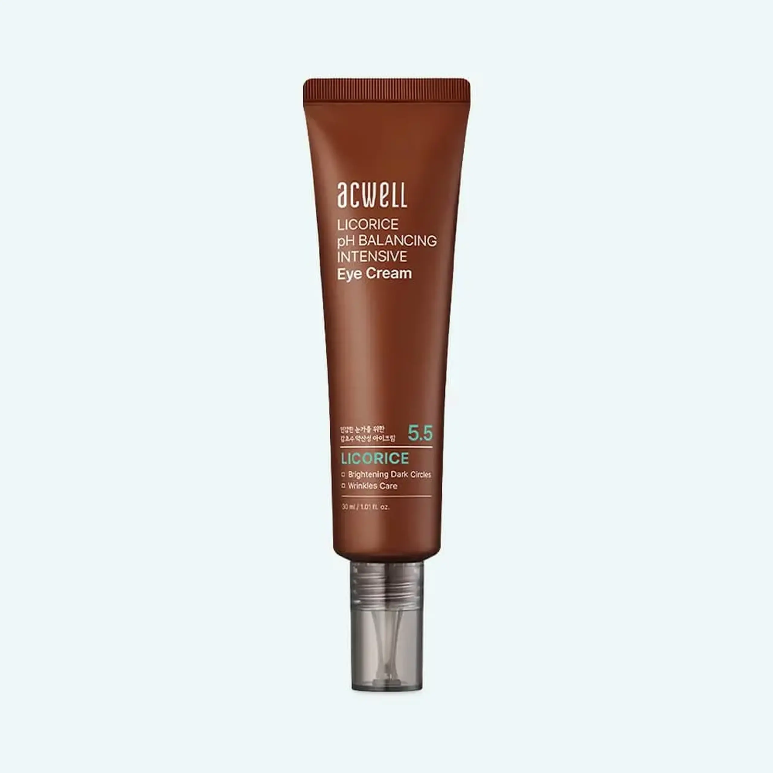 Cremă anti-pigmentare pentru zona de sub ochi Acwell Licorice pH Balancing Cleansing Intensive Eye Cream 30ml