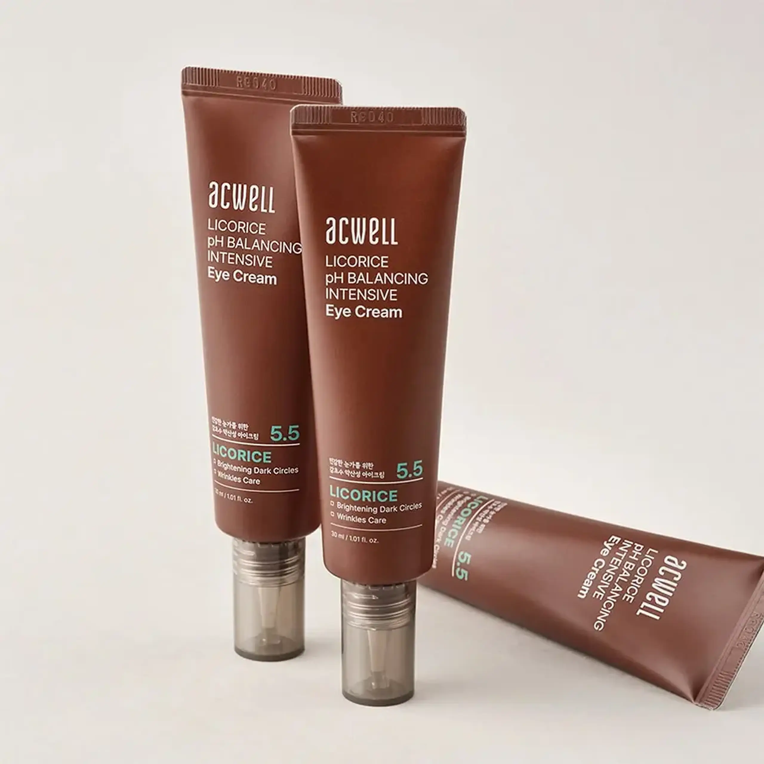 Cremă anti-pigmentare pentru zona de sub ochi Acwell Licorice pH Balancing Cleansing Intensive Eye Cream 30ml