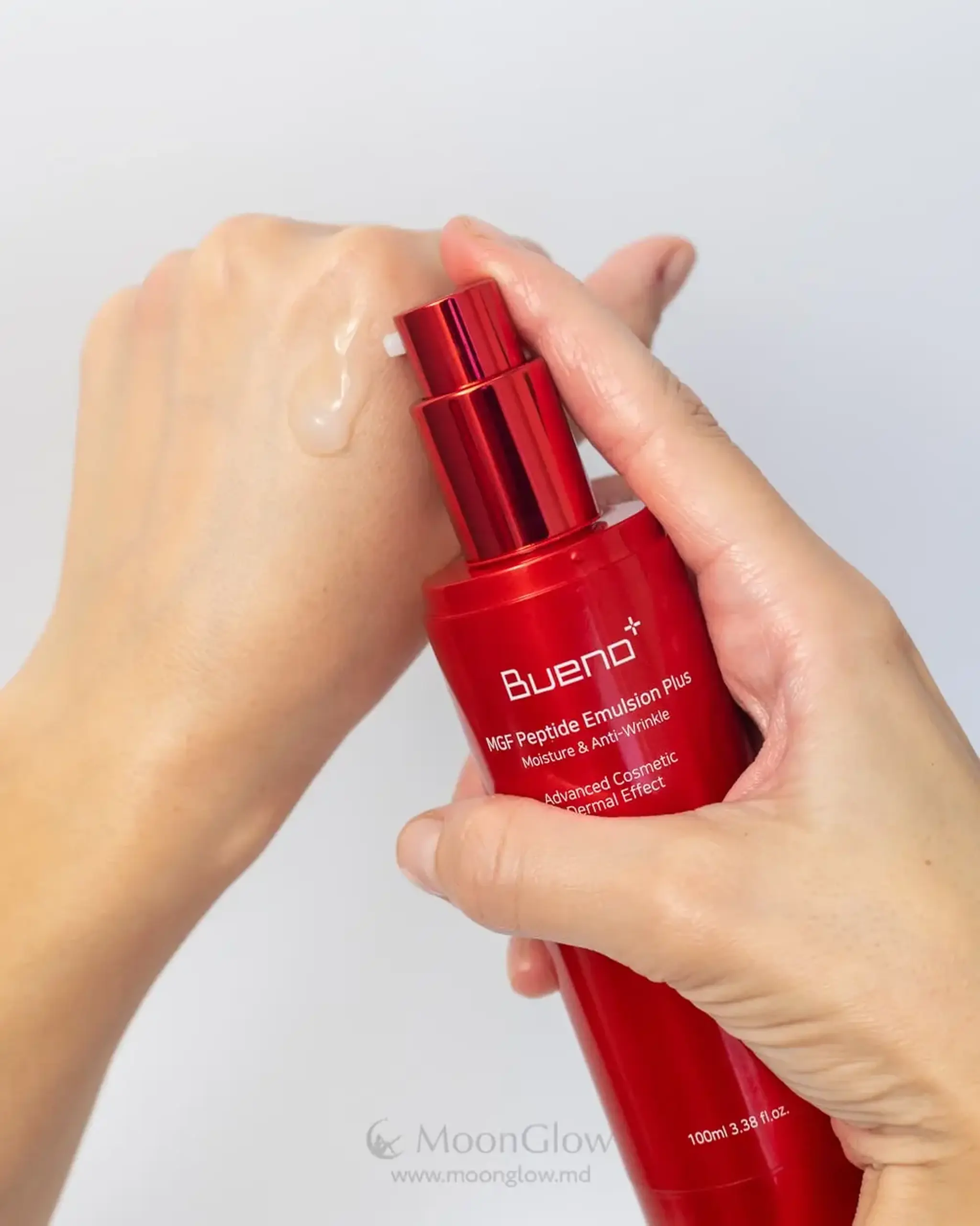 Emulsie antirid premium cu celule stem și peptide Bueno MGF Peptide Emulsion Plus 100ml