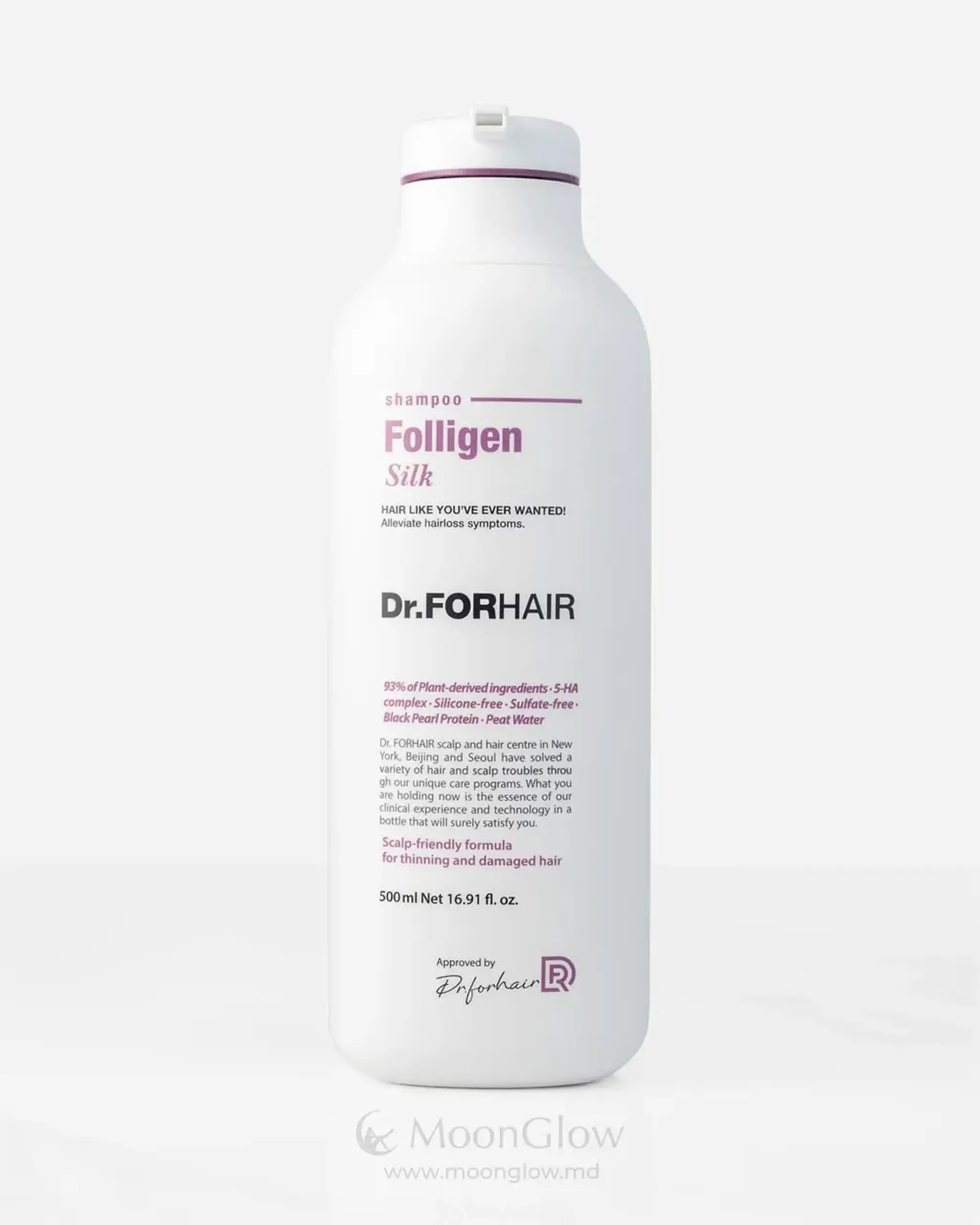 Șampon pentru păr cu proteine de mătase DR.FORHAIR Folligen Silk Shampoo 500ml