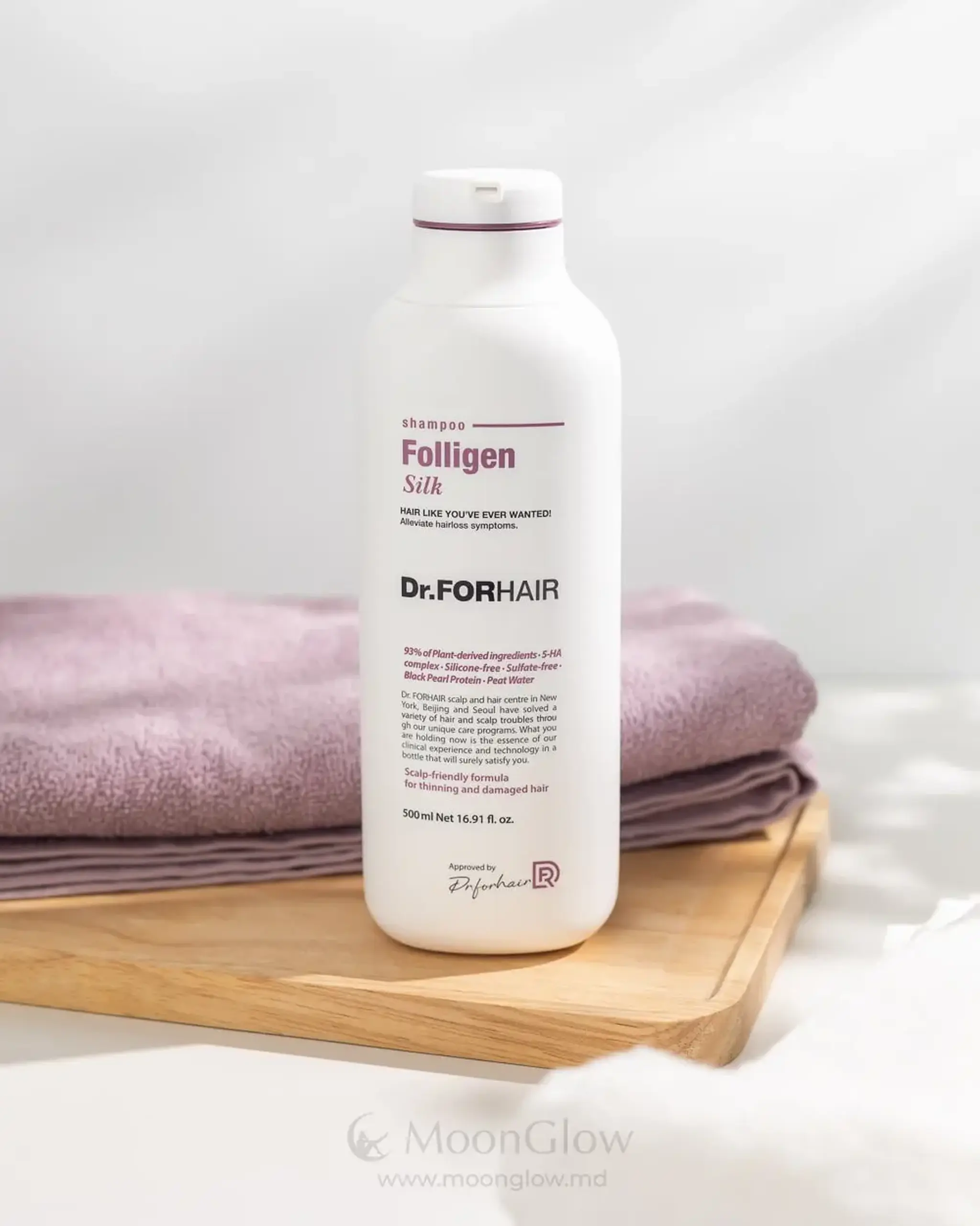 Șampon pentru păr cu proteine de mătase DR.FORHAIR Folligen Silk Shampoo 500ml
