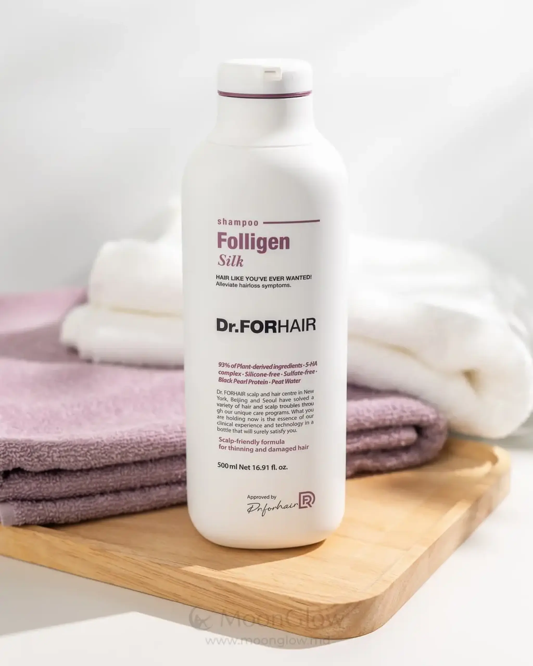Șampon pentru păr cu proteine de mătase DR.FORHAIR Folligen Silk Shampoo 500ml