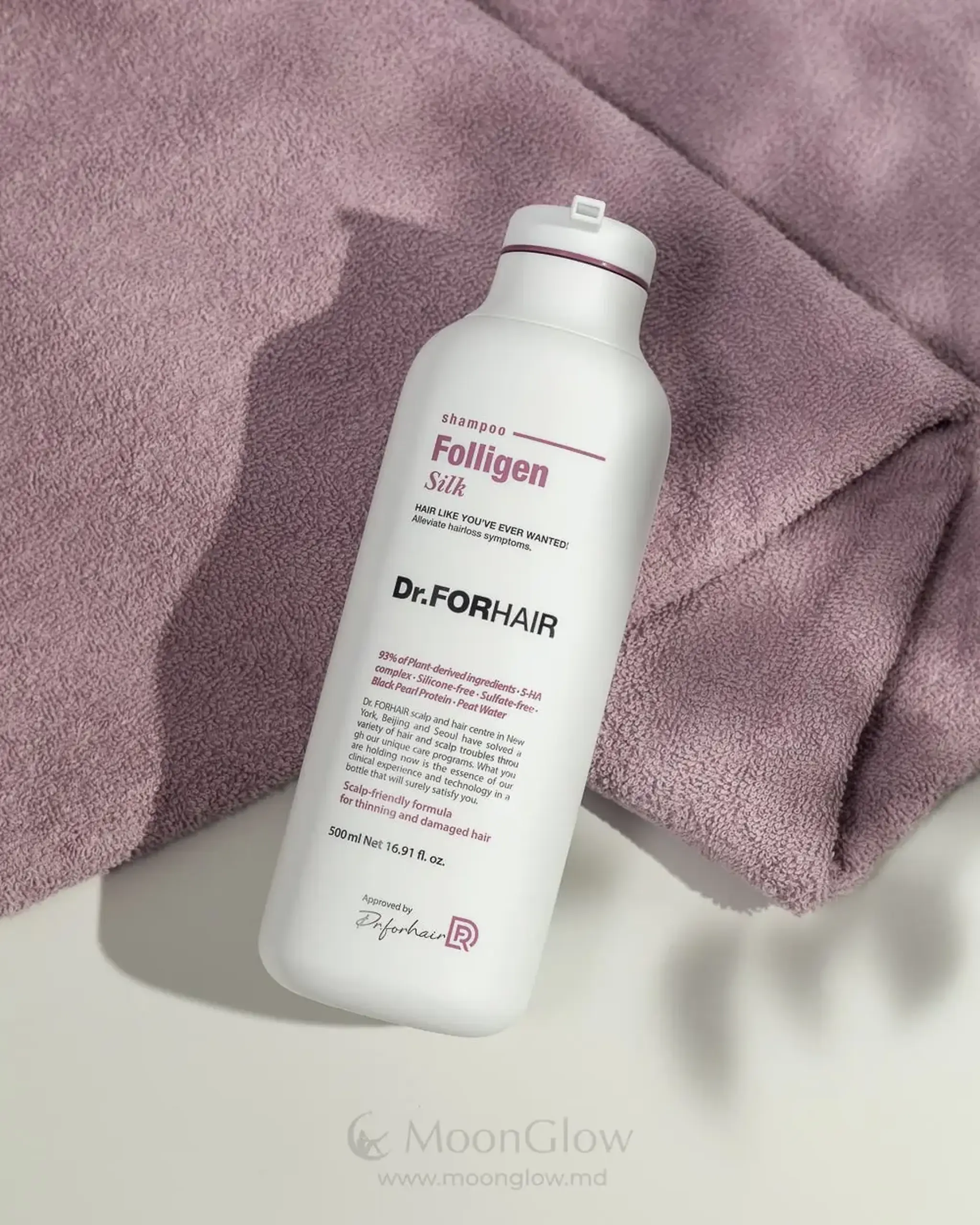 Șampon pentru păr cu proteine de mătase DR.FORHAIR Folligen Silk Shampoo 500ml