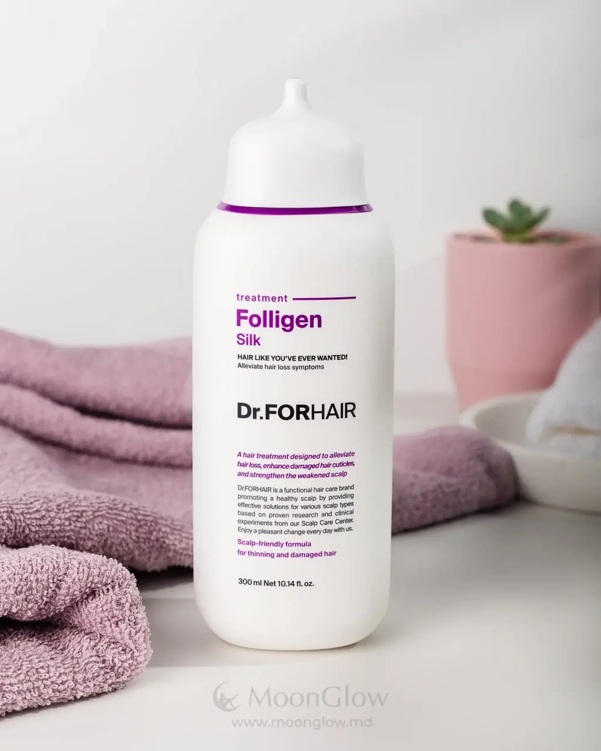 Ser concentrat pentru păr și scalp Dr. For Hair Folligen Silk Treatment 300 ml
