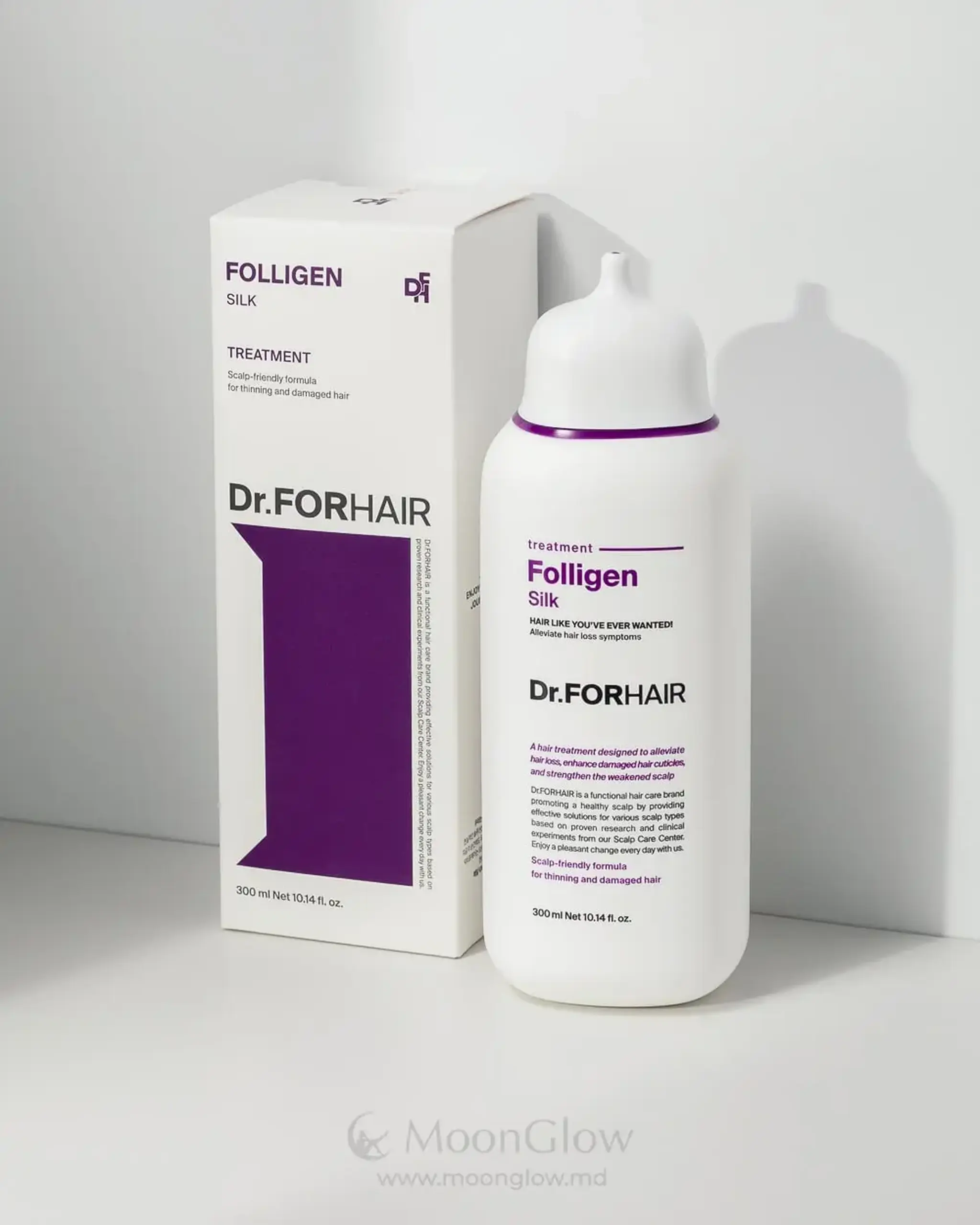 Ser concentrat pentru păr și scalp Dr. For Hair Folligen Silk Treatment 300 ml
