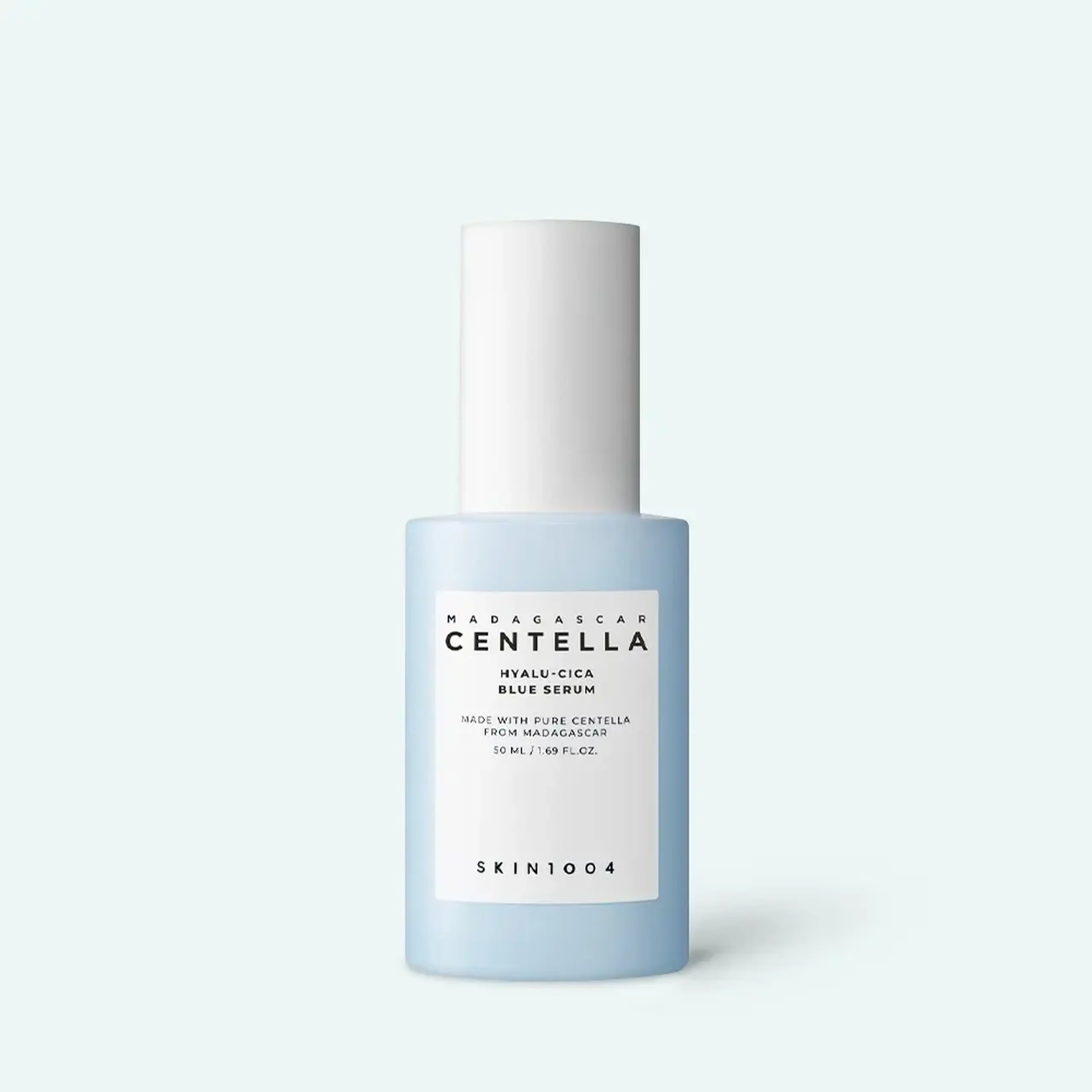 Ser-ampulă hidratantă cu centella şi acid hialuronic SKIN1004 Madagascar Centella Hyalu-Cica Blue Serum 50ml