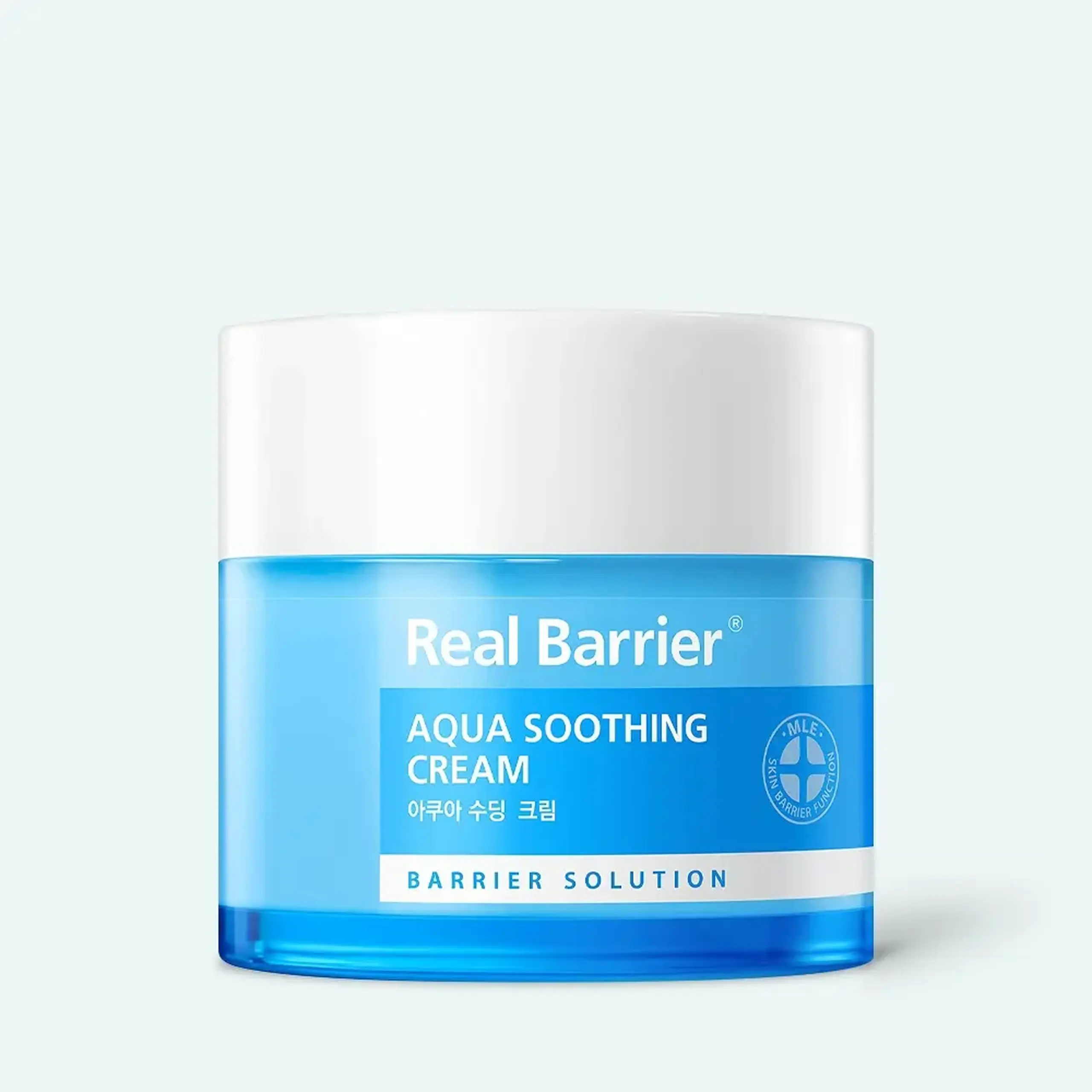 Cremă-gel hidratantă usoară cu 5 tipuri de Acid Hialuronic Real Barrier Aqua Soothing Cream 50 ml