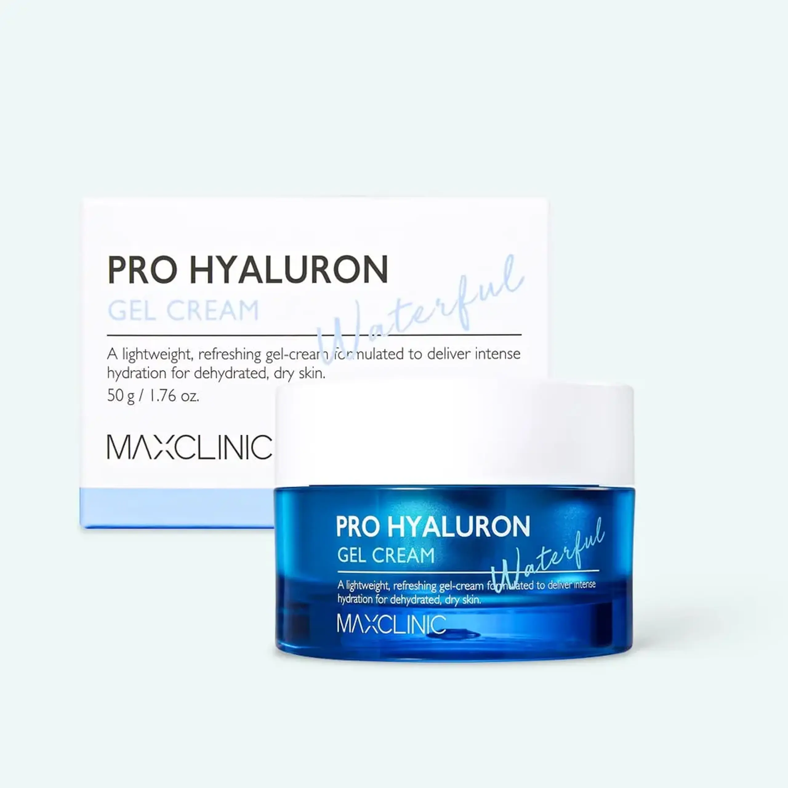 Gel-cremă hidratantă cu volufilină şi acid hialuronic Maxclinic Pro Hyaluron Gel Cream 50g