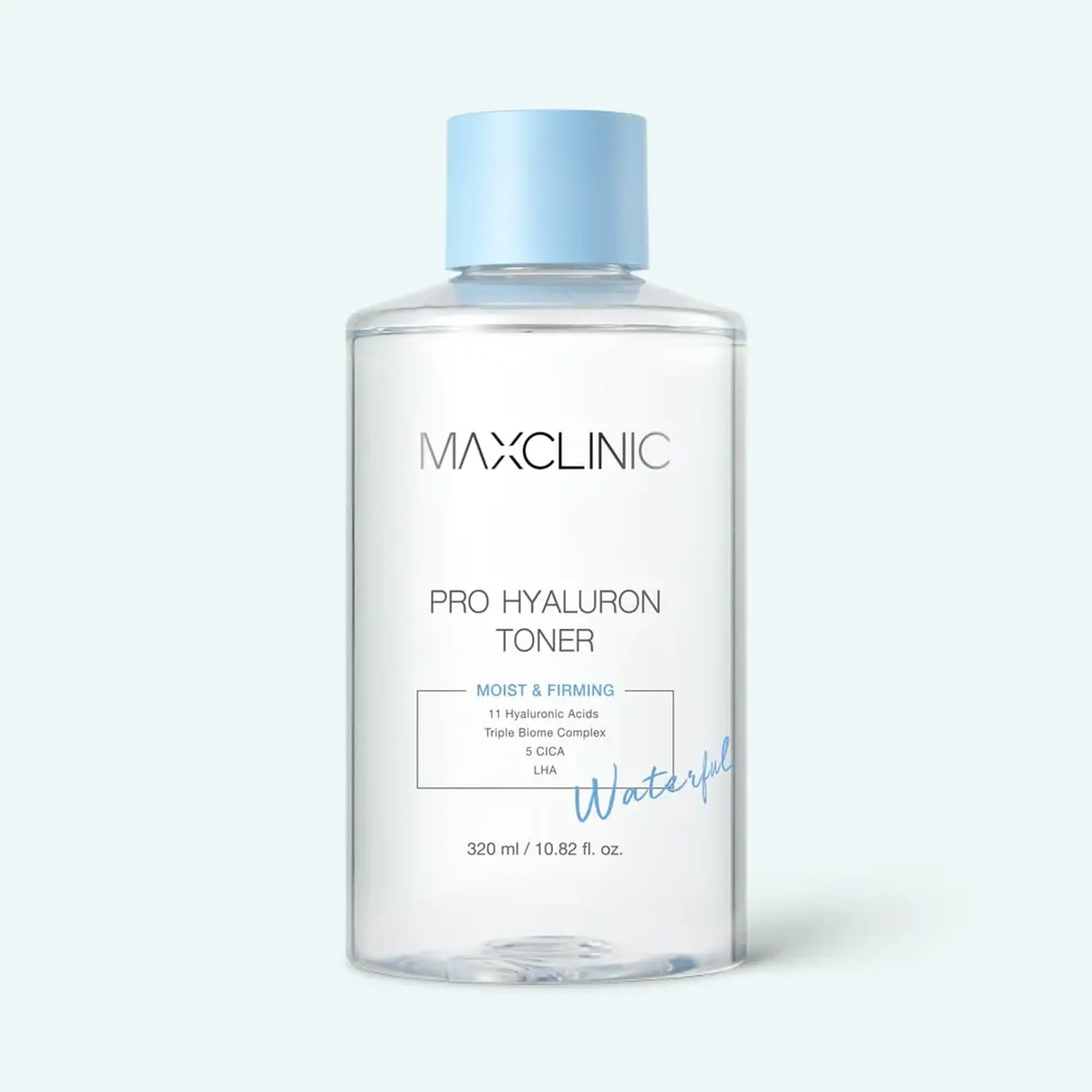 Toner hidratant cu 11 tipuri de acid hialuronic şi Triple Biome Maxclinic Pro Hyaluron Toner 320ml