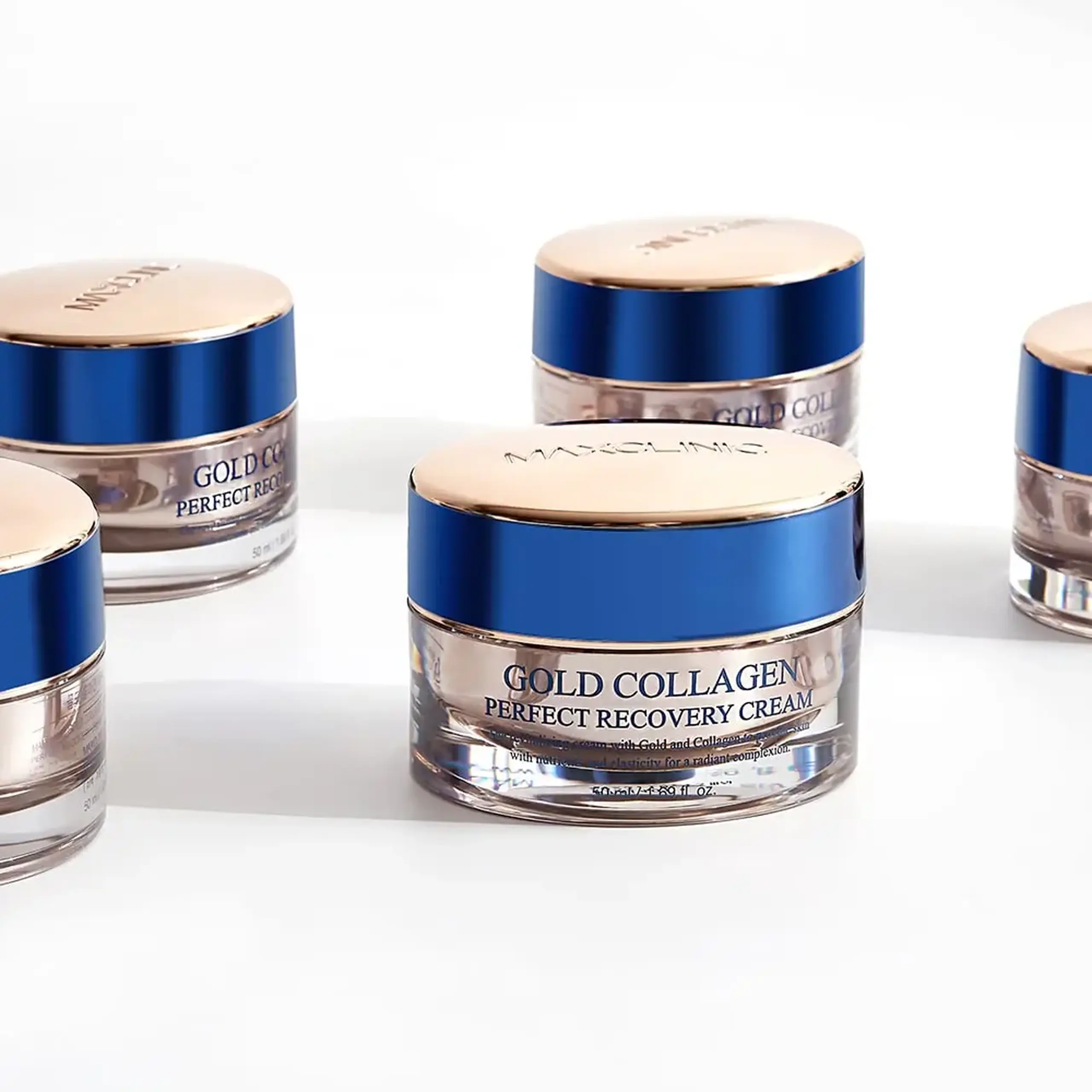 Cremă premium anti-age cu aur, colagen hidrolizat Maxclinic Gold Collagen Perfect Recovery Cream 50 ml