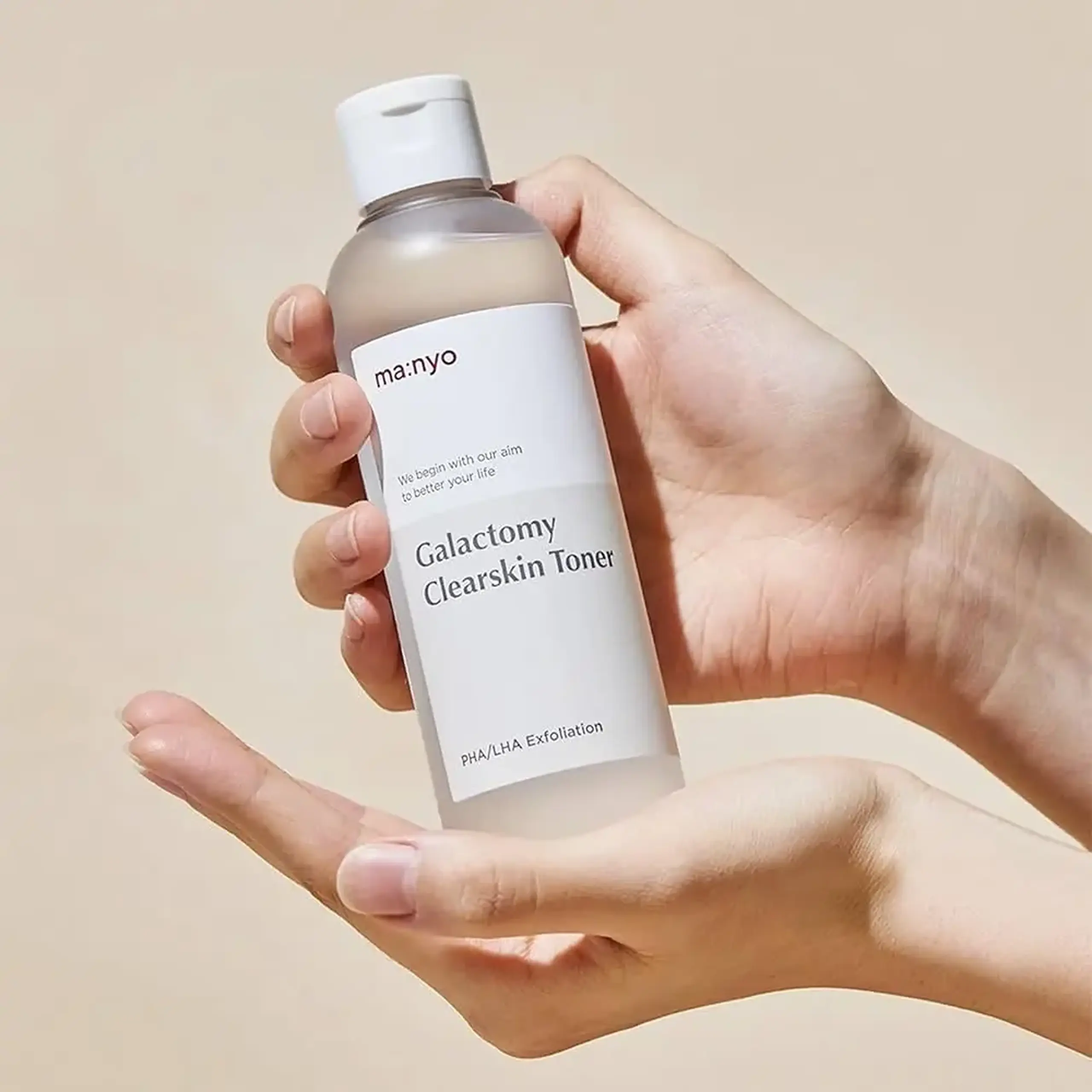 Toner exfoliant cu LHA și PHA Manyo Galactomy Clearskin Toner 210 ml