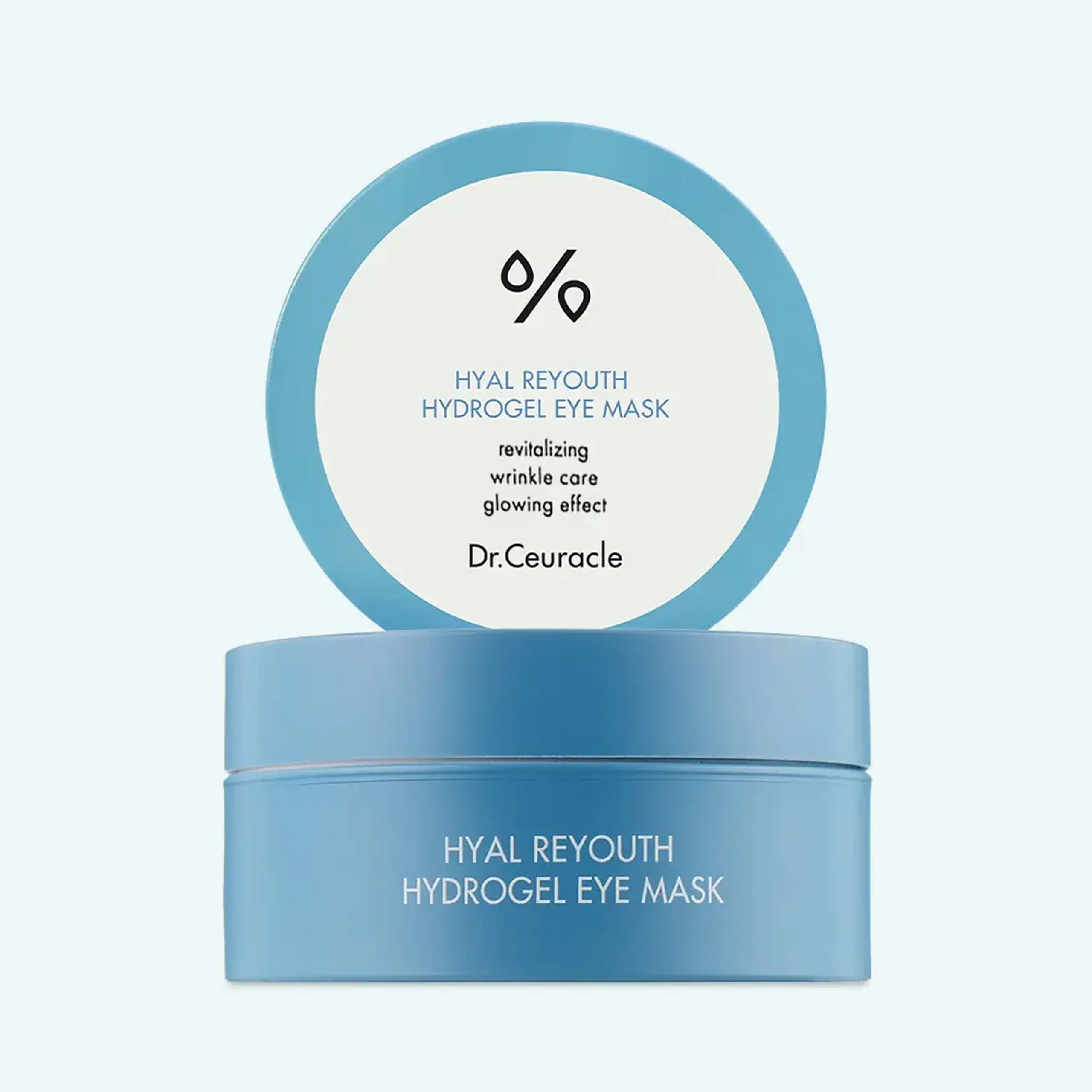 Mască pentru ochi cu un complex 6-hialuronic pentru hidratarea profundă Dr. Ceuracle Hyal Reyouth Hydrogel Eye Mask 60buc
