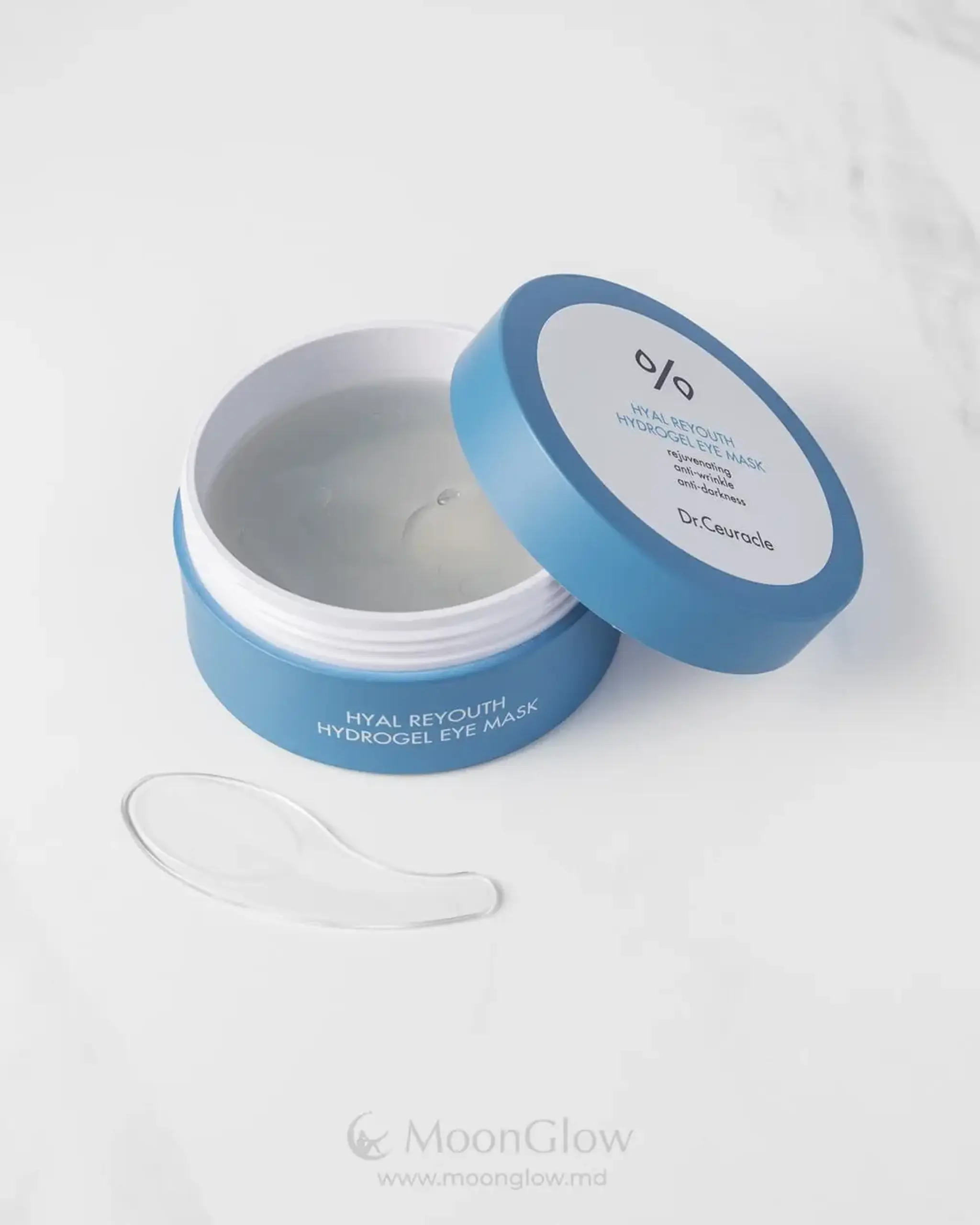 Mască pentru ochi cu un complex 6-hialuronic pentru hidratarea profundă Dr. Ceuracle Hyal Reyouth Hydrogel Eye Mask 60buc