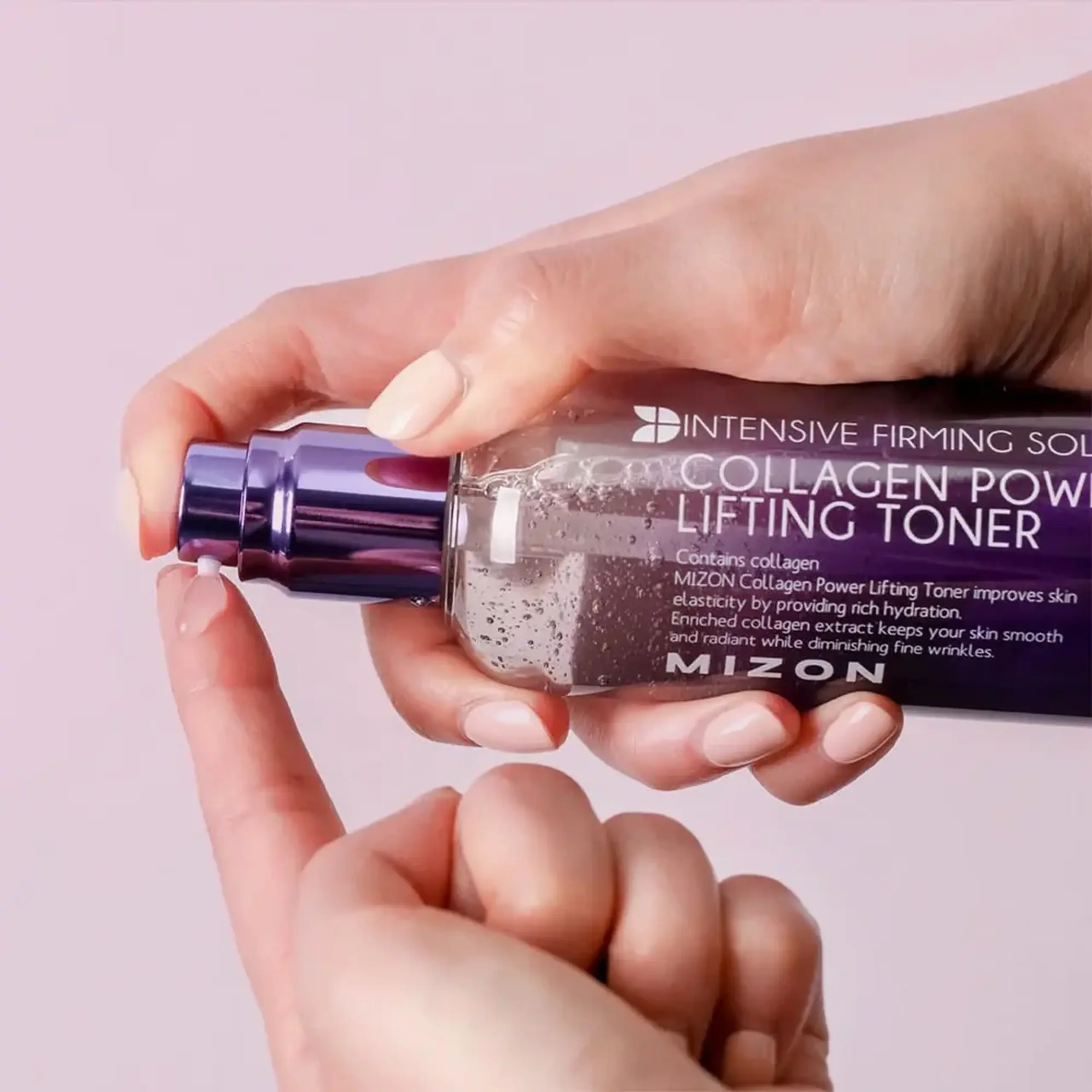 Toner hidratant cu colagen marin Mizon Collagen Power Lifting Toner 120 ml