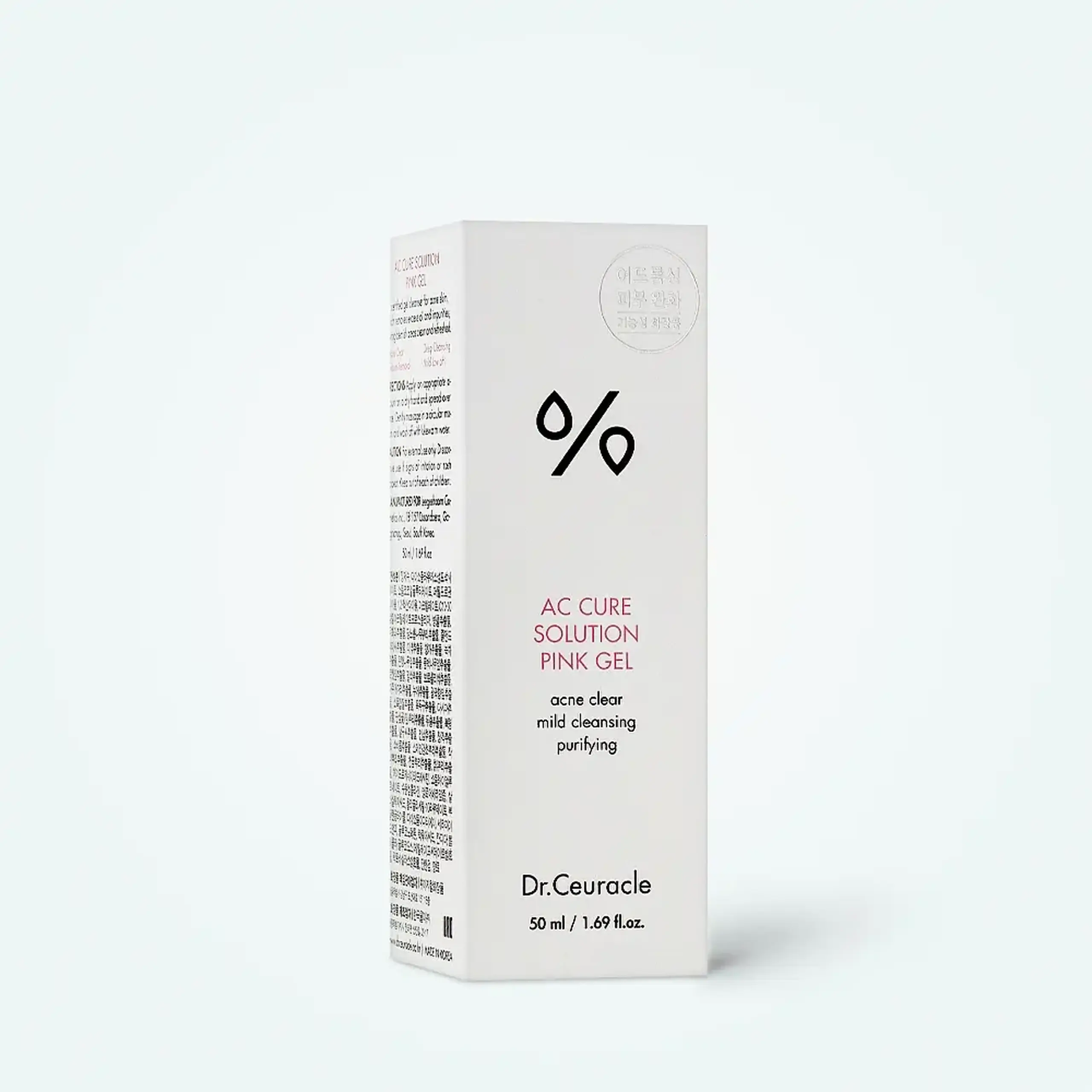 Gel de curățare seboregulator Dr. Ceuracle - AC Cure Solution Pink Gel 50ml