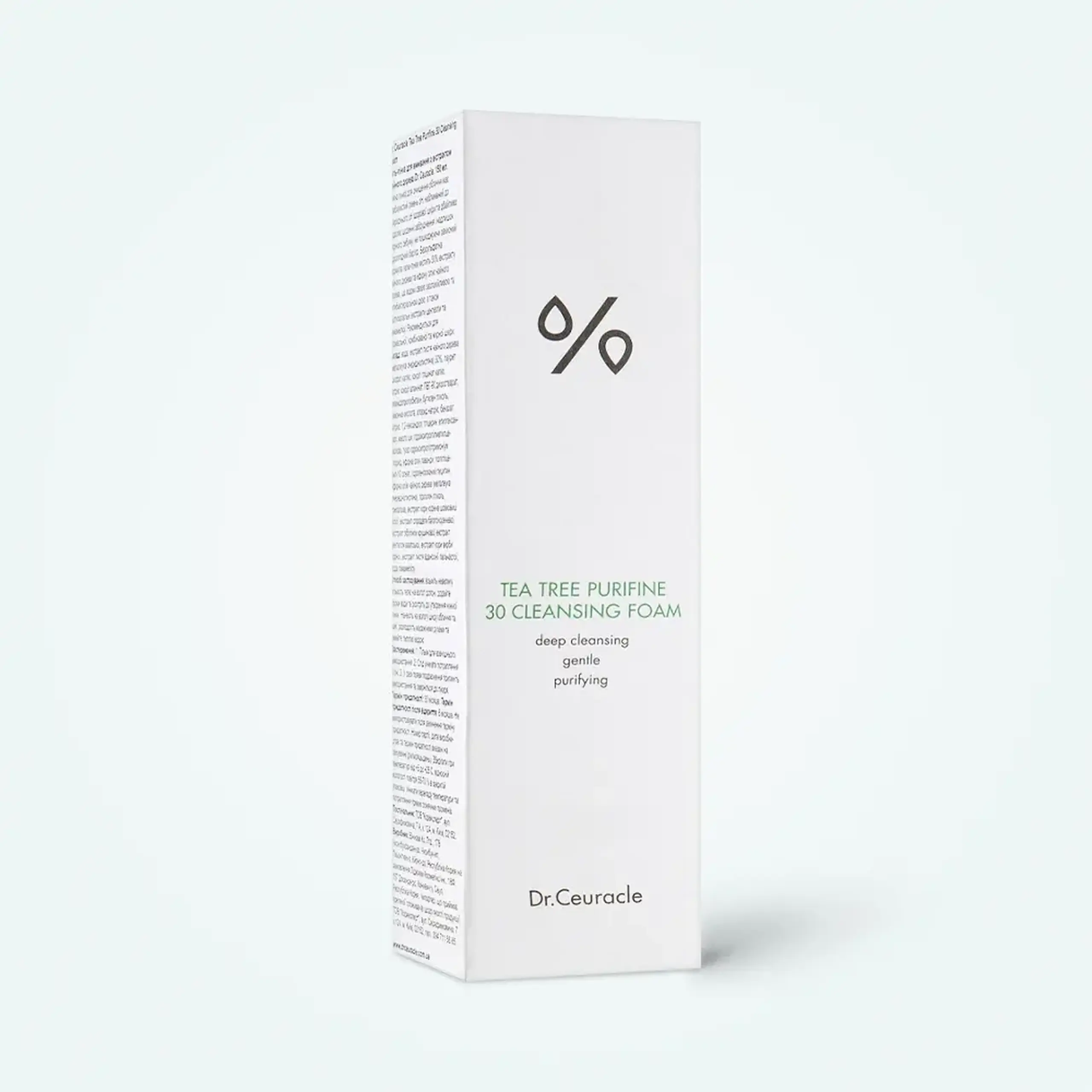 Spumă de curăţare cu extract de ceai verde Dr. Ceuracle Tea tree Purifine 30 Cleansing Foam 150g