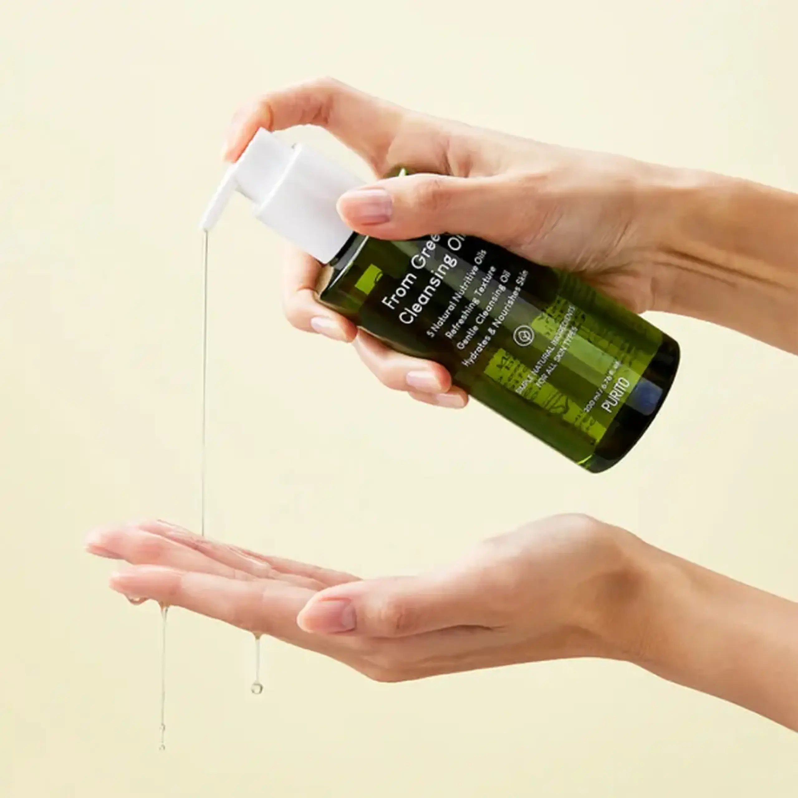 Ulei hidrofil pentru curățare blândă, eliminarea excessului de sebum și impurităților PURITO From Green Cleansing Oil 200ml