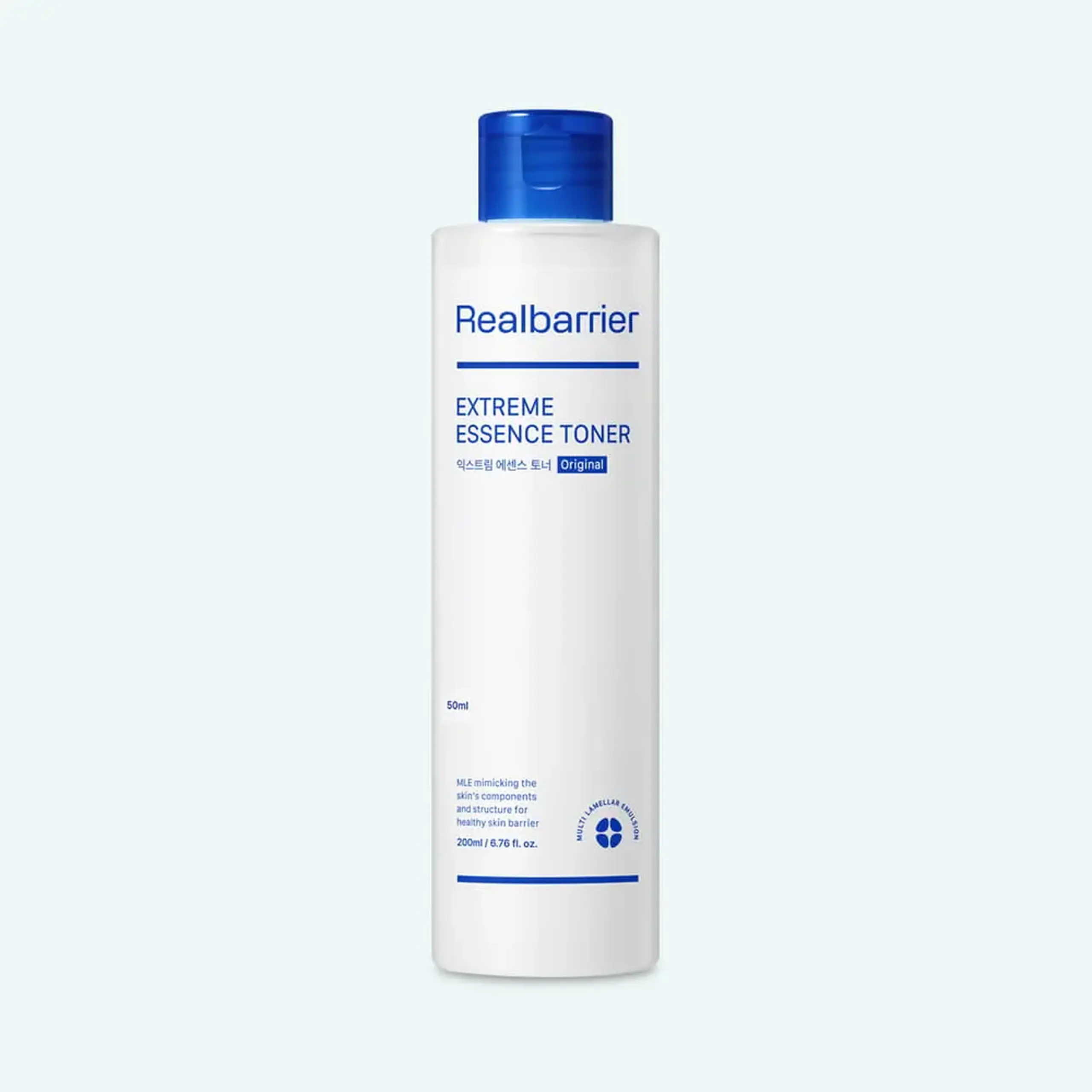 Toner cu efect de hidratare profundă, restabilire și calmare Real Barrier Extreme Essence Toner 200ml