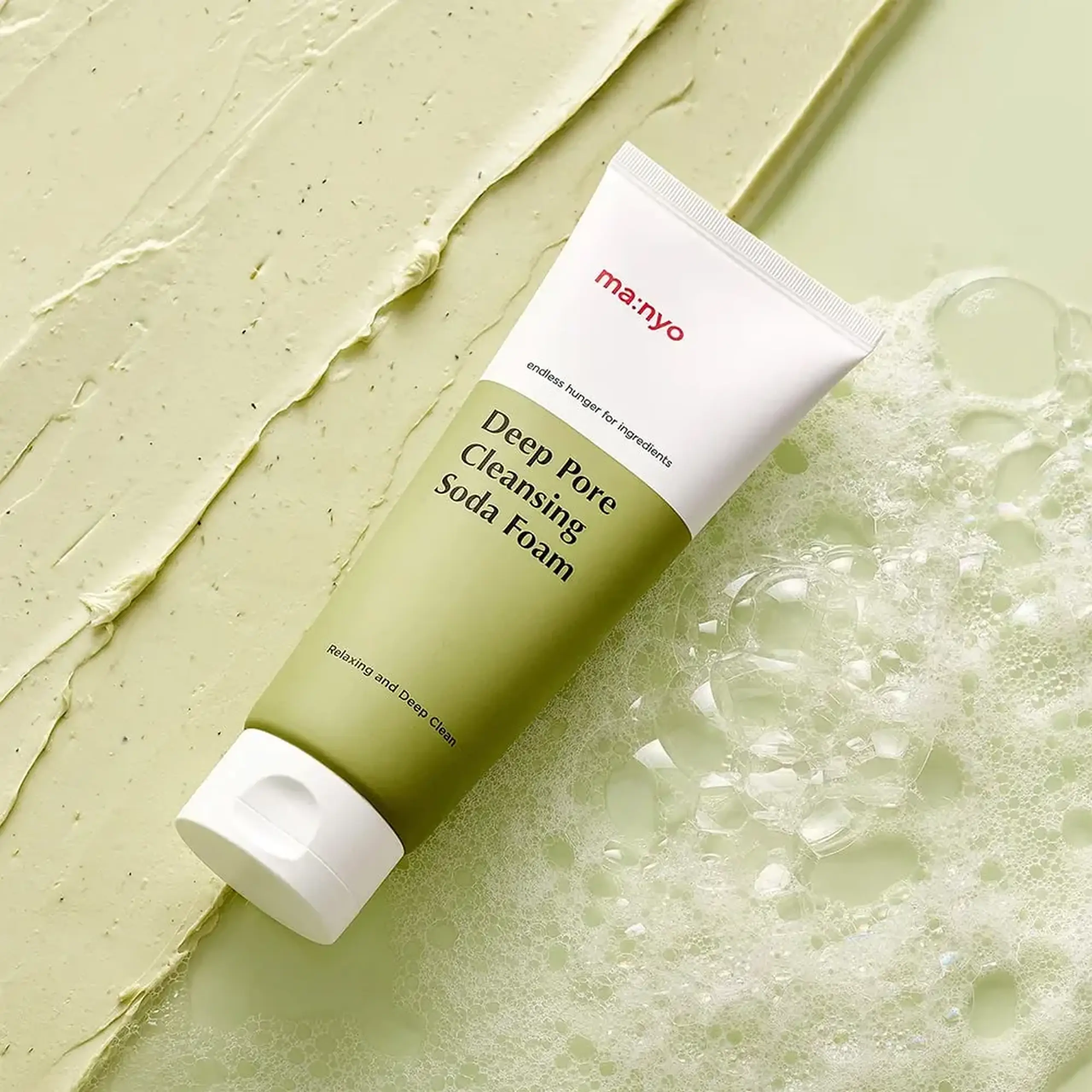 Spumă pentru faţă pentru tenul problematic Manyo Factory Deep Pore Cleansing Soda Foam 150 ml