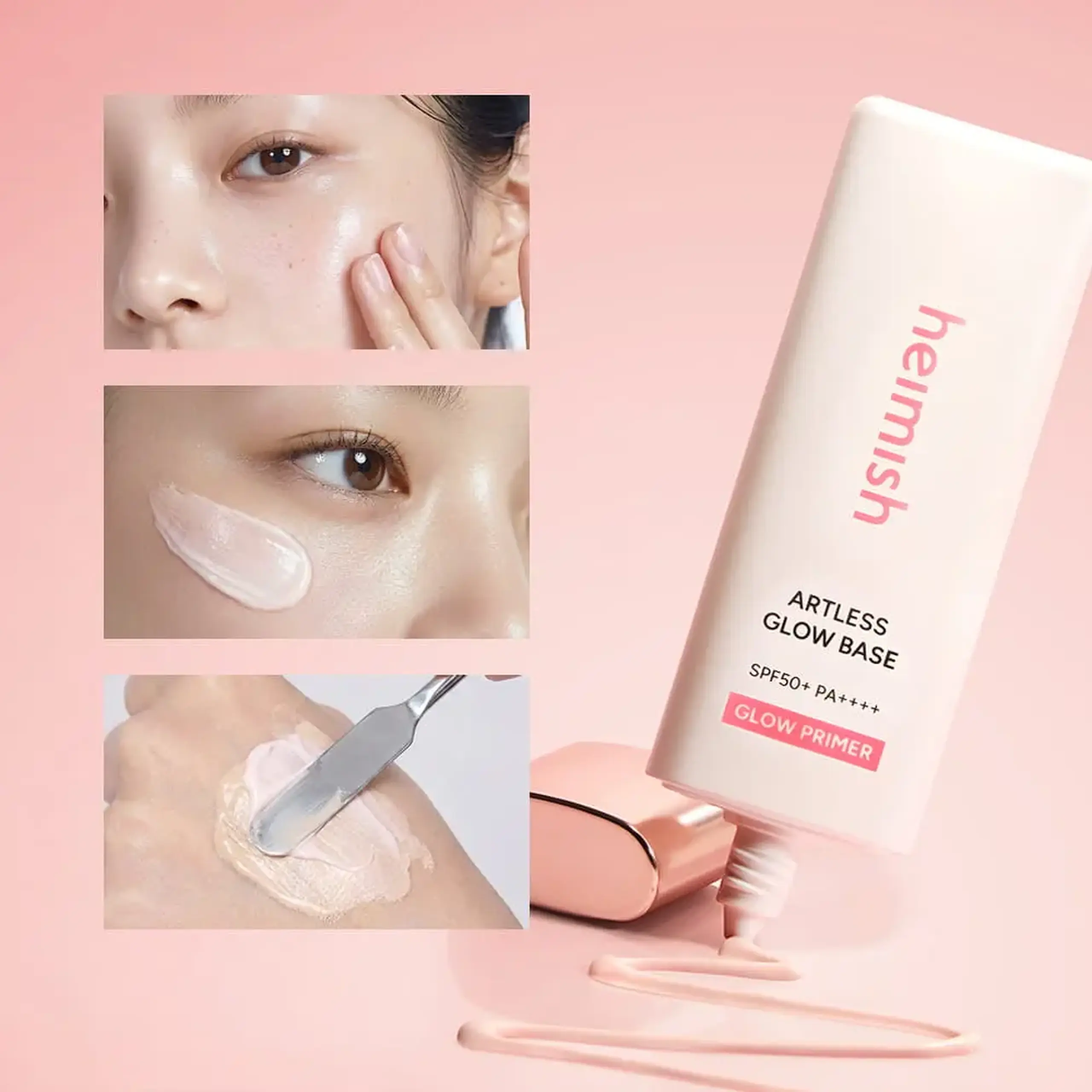 Bază pentru machiaj Heimish Artless Glow Base SPF50+ PA+++ 40 ml