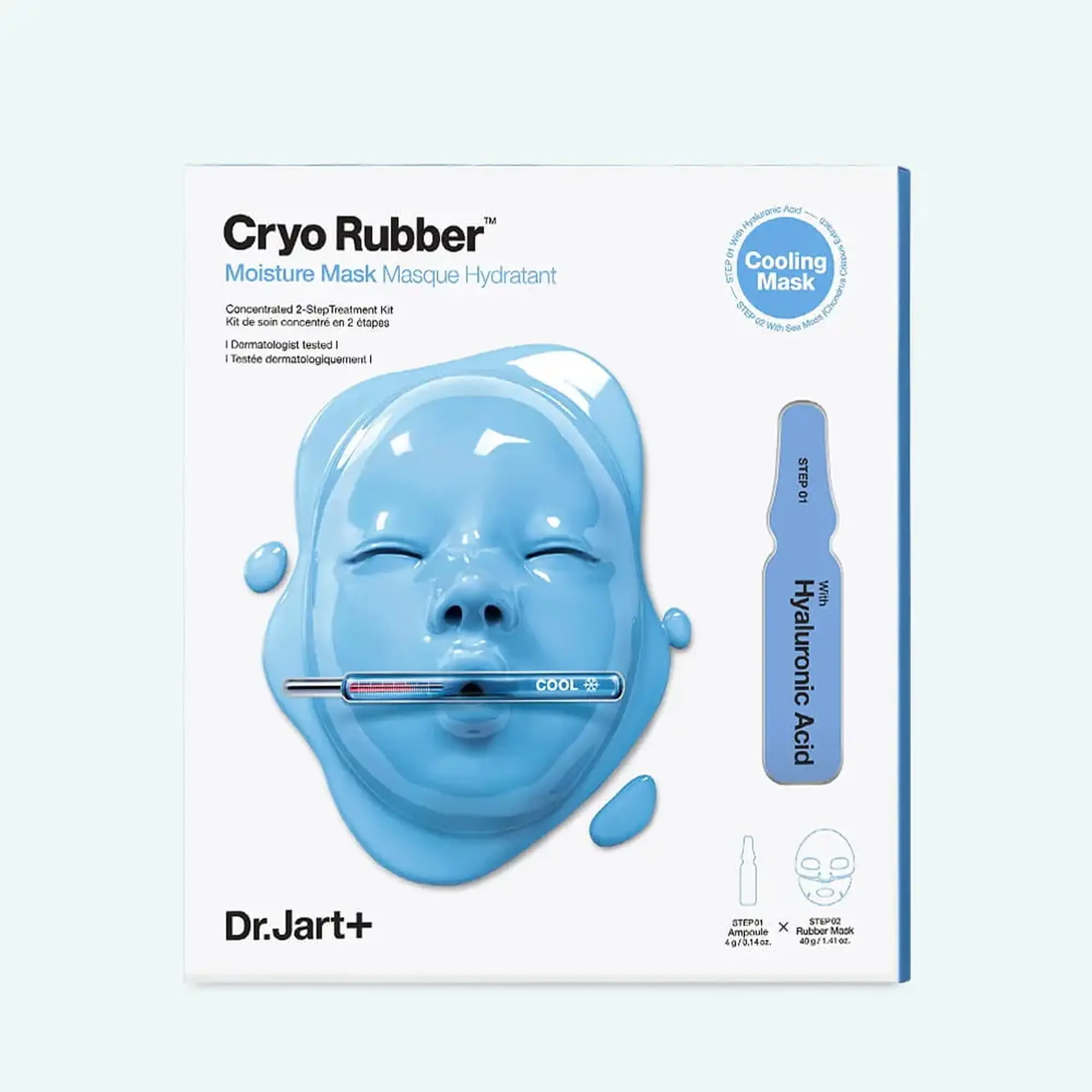 Mască alginată hidratantă Dr.Jart+ Cryo Rubber Moisturizing Hyaluronic Acid Mask 45 g