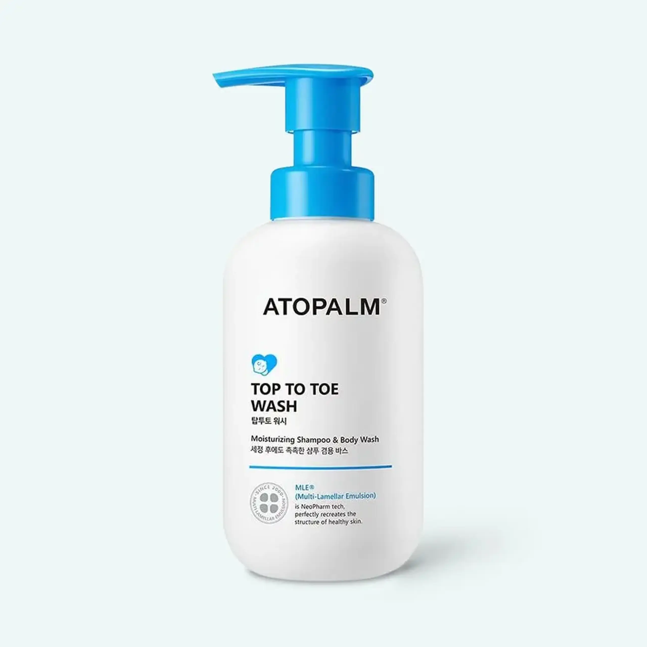 Gel de spălare din cap până în picioare, potrivit si pentru piele sensibilă si uscată ATOPALM Top-to-Toe Wash 300 ml