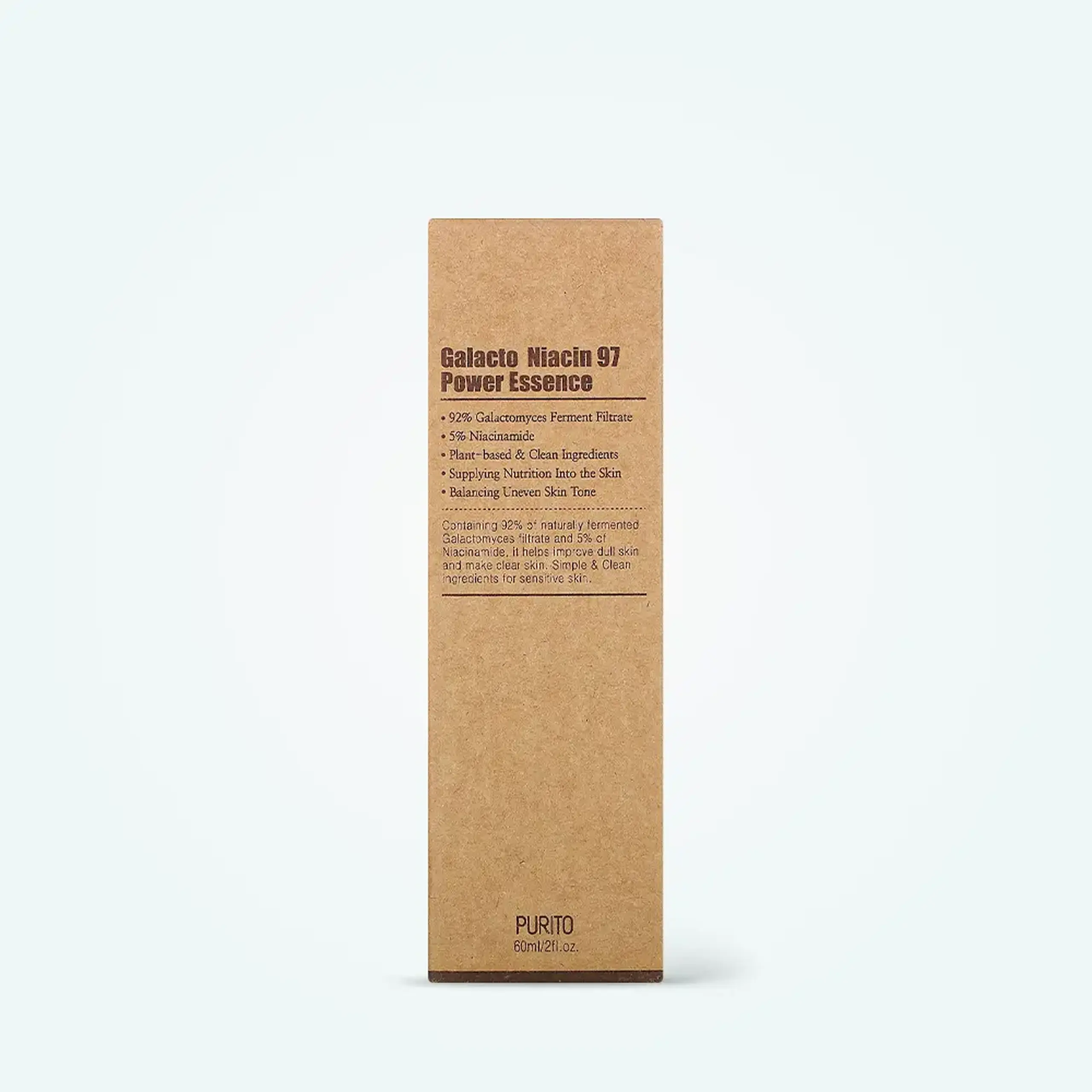 Ser cu Galactomyces si Niacinamide Purito Galacto Niacin 97 Power Essence 60 ml