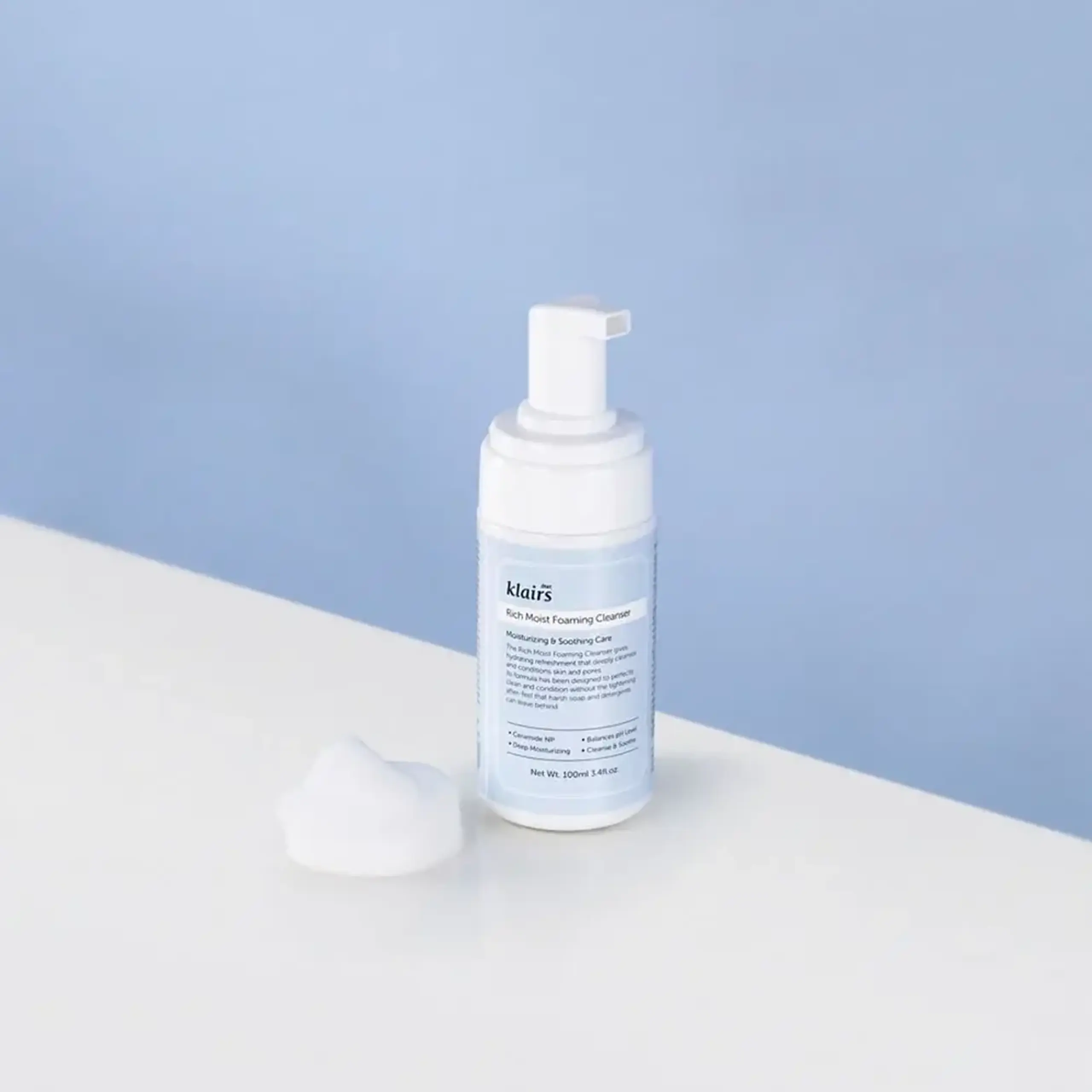 Dear, Klairs Rich Moist Foaming Cleanser 100 ml