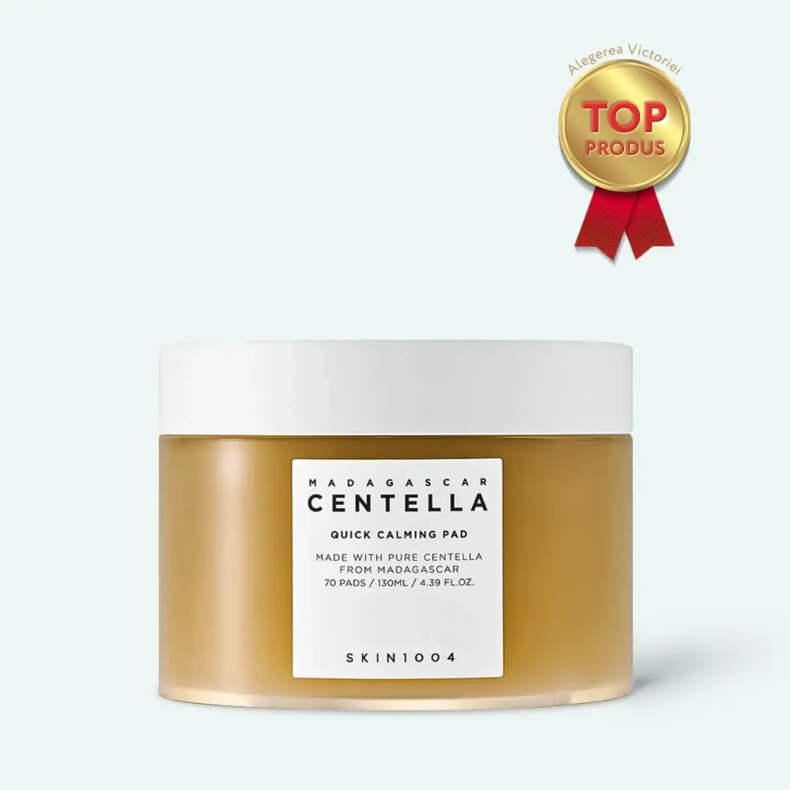 Dischete îmbibate cu toner calmant cu 49% centella Skin1004 Madagascar Centella Quick Calming Pad 70buc