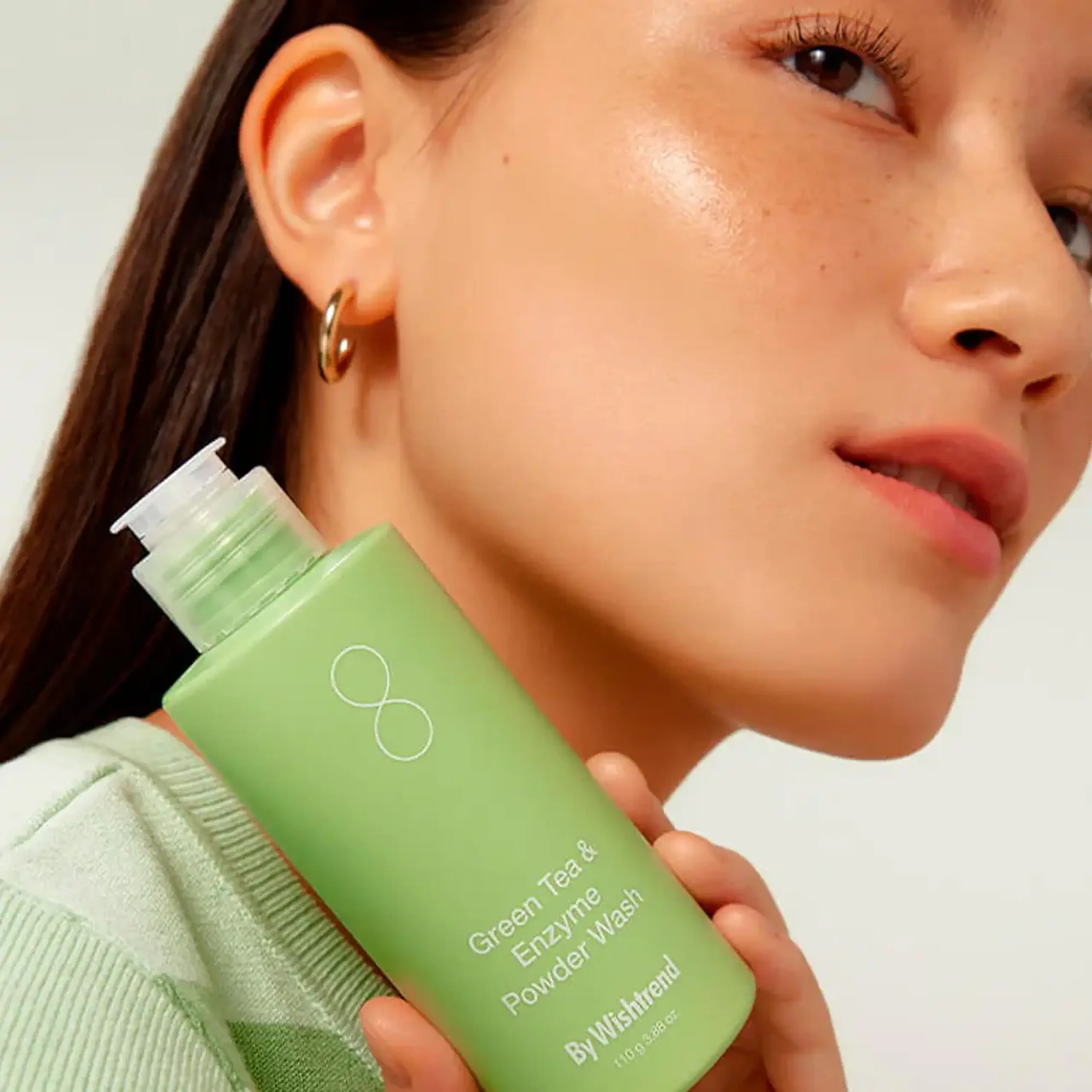 Pudră enzimatică delicată By Wishtrend Green Tea & Enzyme Powder Wash 110g