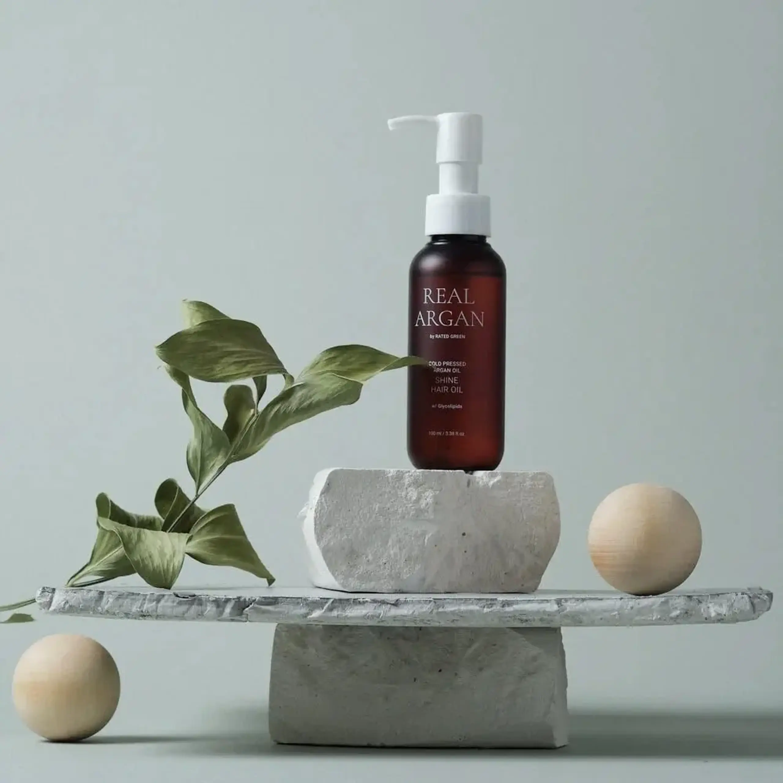 Ulei de Argan Rated Green Cold Pressed Argan Oil Hair Shine Oil 100ml