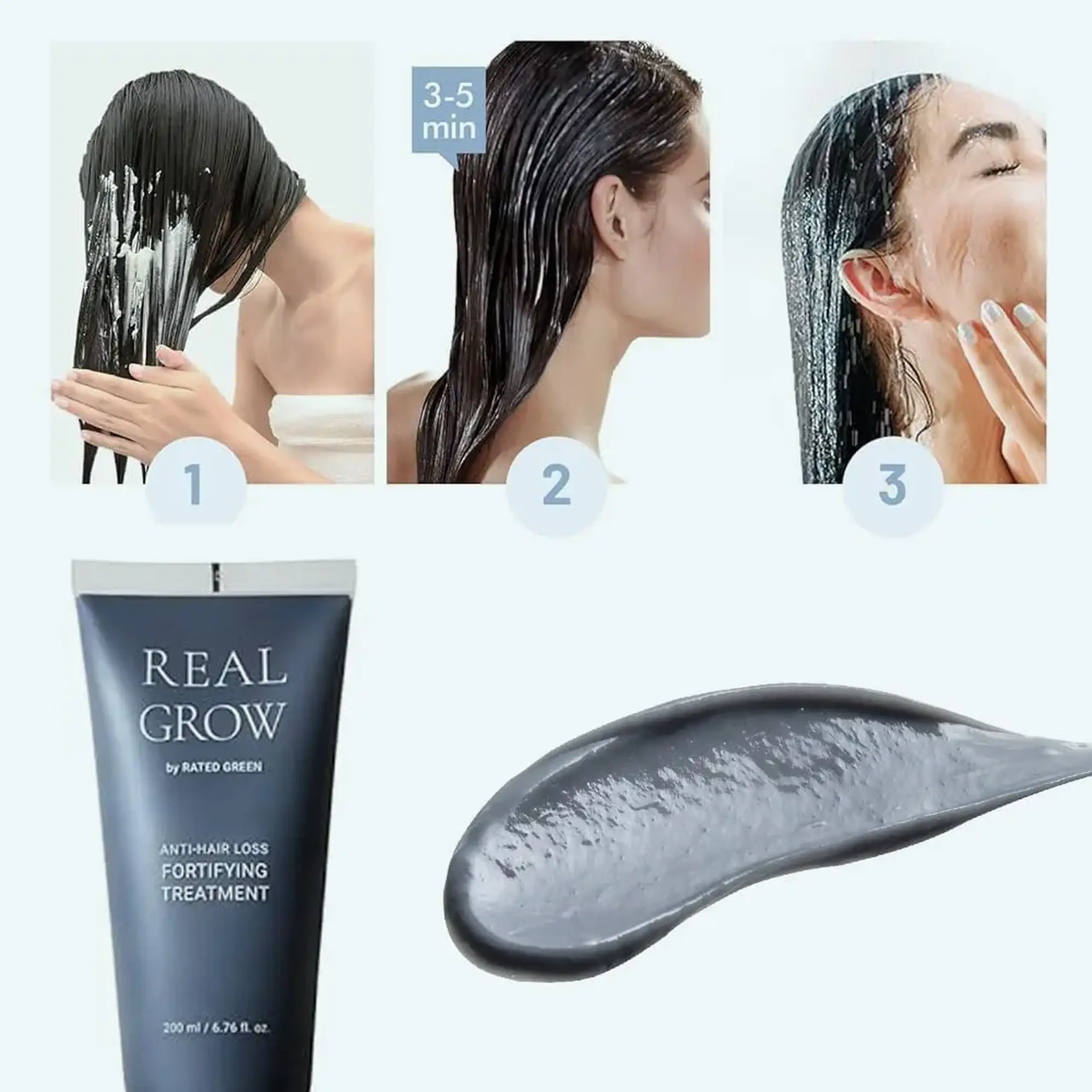 Mască-tratament anti-cădere Rated Green Anti-Hair Loss Fortifying Treatment 200 ml