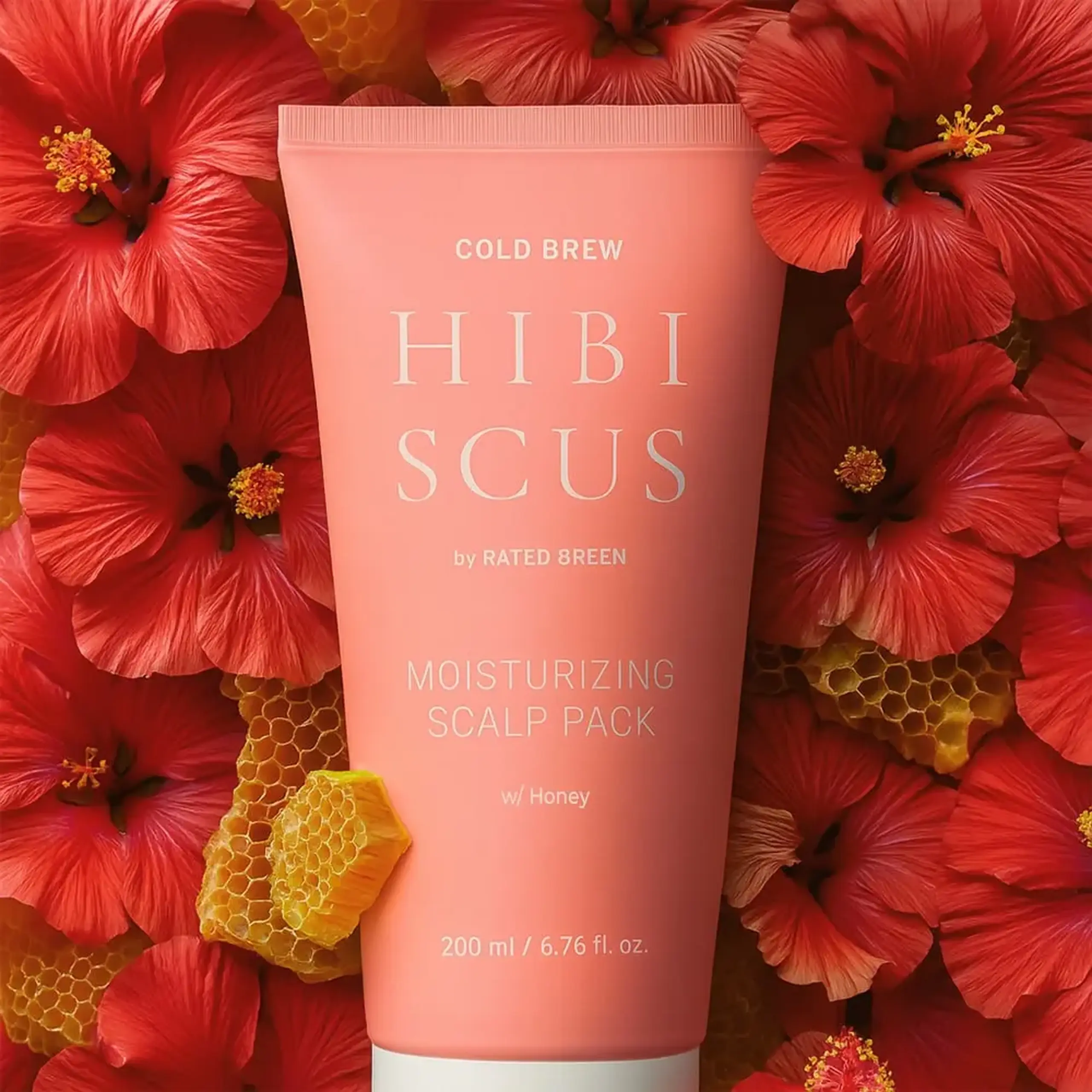 Mască pentru scalp hidratantă Rated Green Cold Brew HibiScus Moisturizing Scalp Pack w/ Sugar Maple 200 ml
