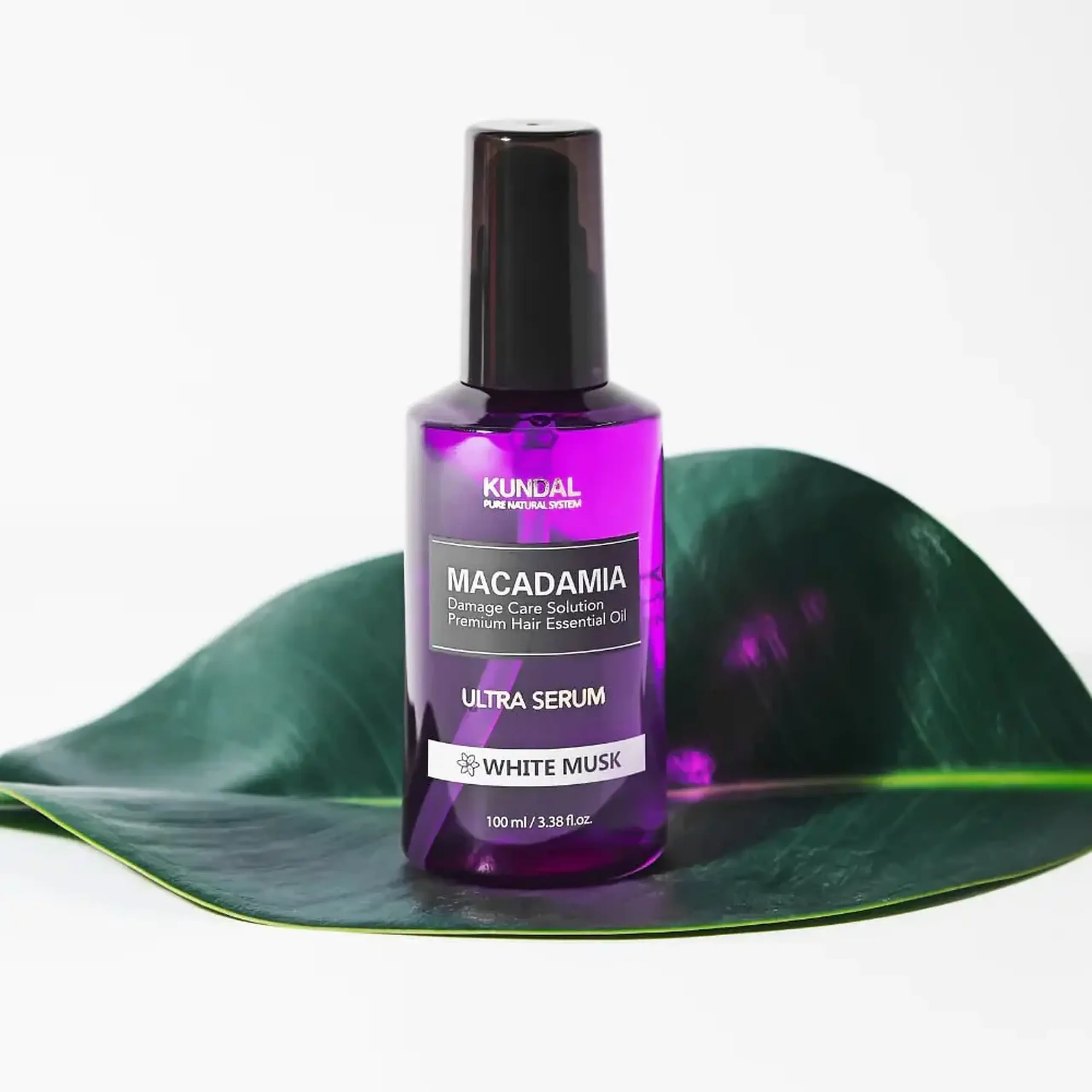 Serum nutritiv pentru păr Kundal Macadamia Ultra Hair Serum White Musk 100ml