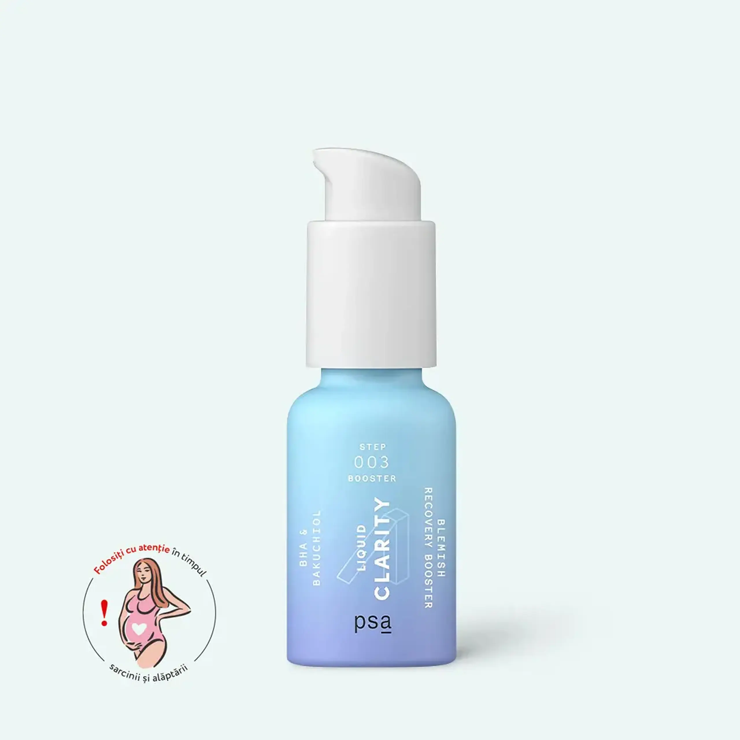 Ser impotriva acneii cu acizi si Bakuchiol PSA Liquid Clarity BHA and Bakuchiol Bleimish Recovery Booster 15ml