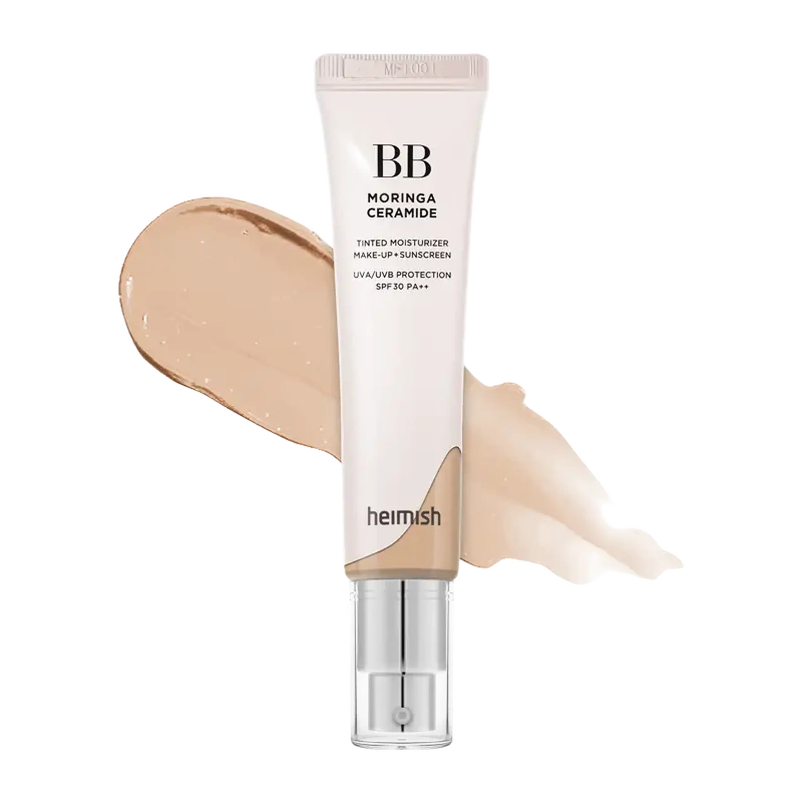 BB hidratant cu ceramide de moringa Heimish Moringa Ceramide BB Cream SPF 30 PA++23N Light Medium 30ml