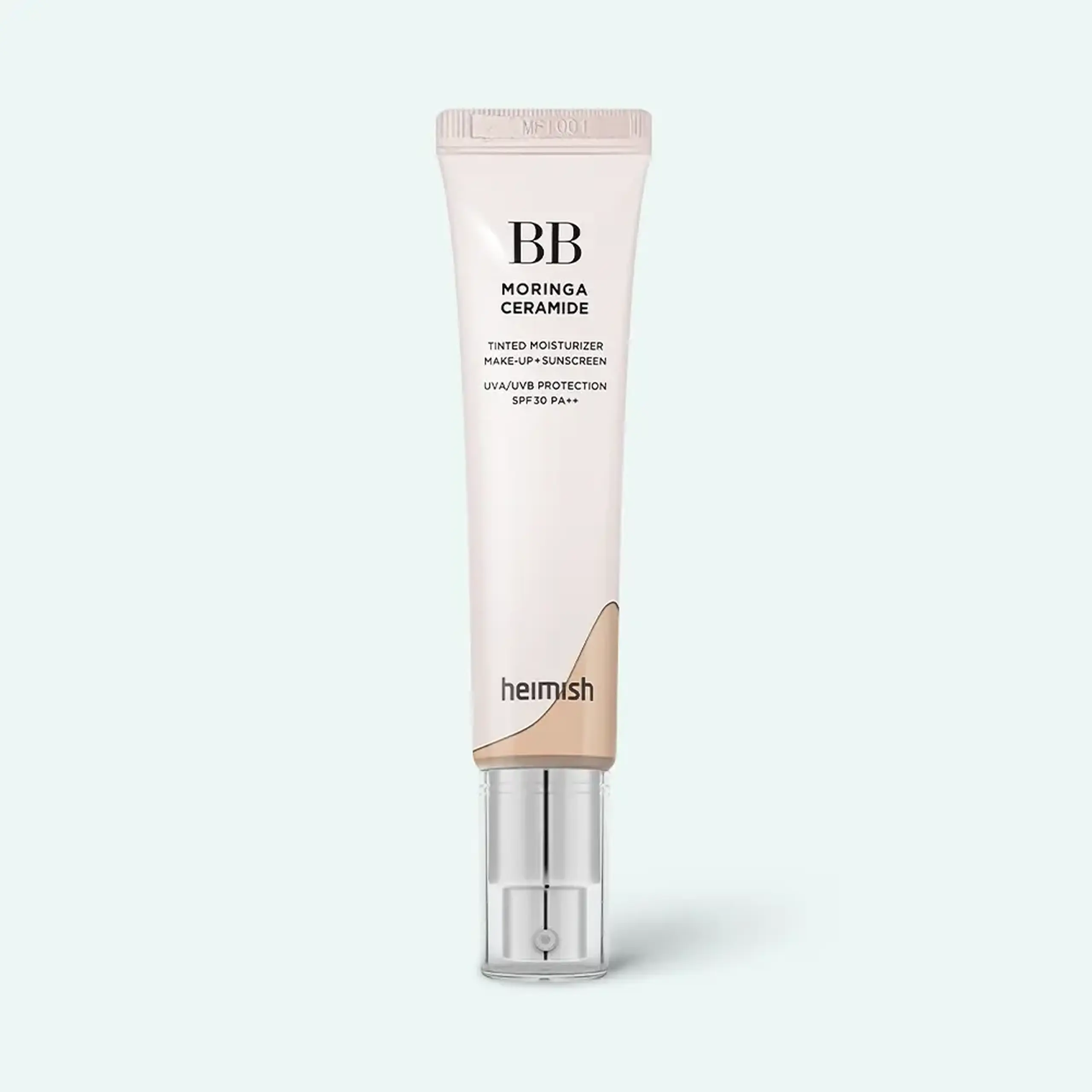 BB hidratant cu ceramide de moringa Heimish Moringa Ceramide BB Cream SPF 30 PA++ 21 Light Beige 30ml