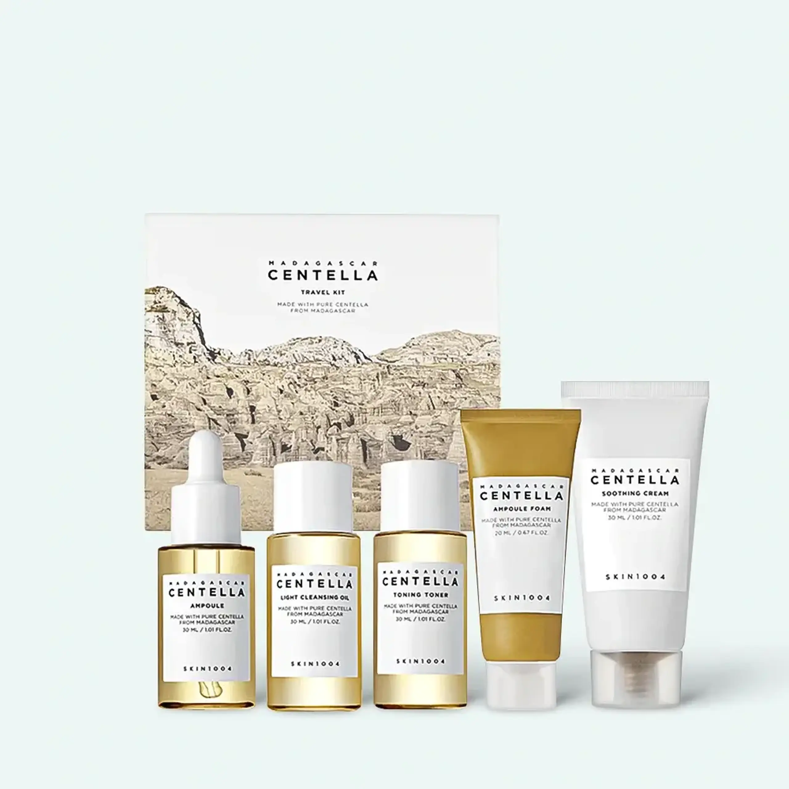 Set pentru călătorii Skin1004 Madagascar Centella Travel Kit