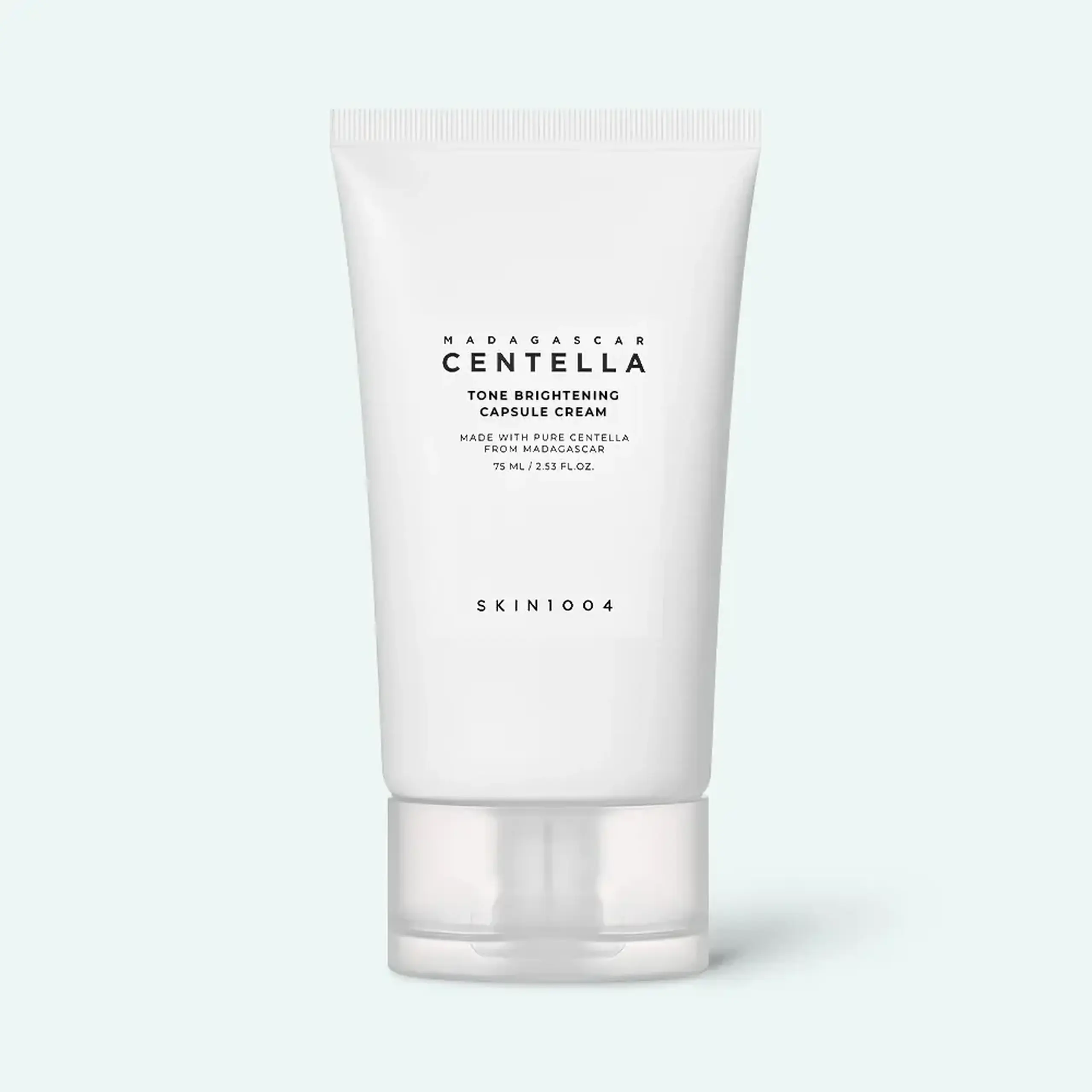 Cremă iluminantă pentru uniformizarea tenului cu acid tranexamic Skin1004 Madagascar centella tone brightening capsule cream 75 ml