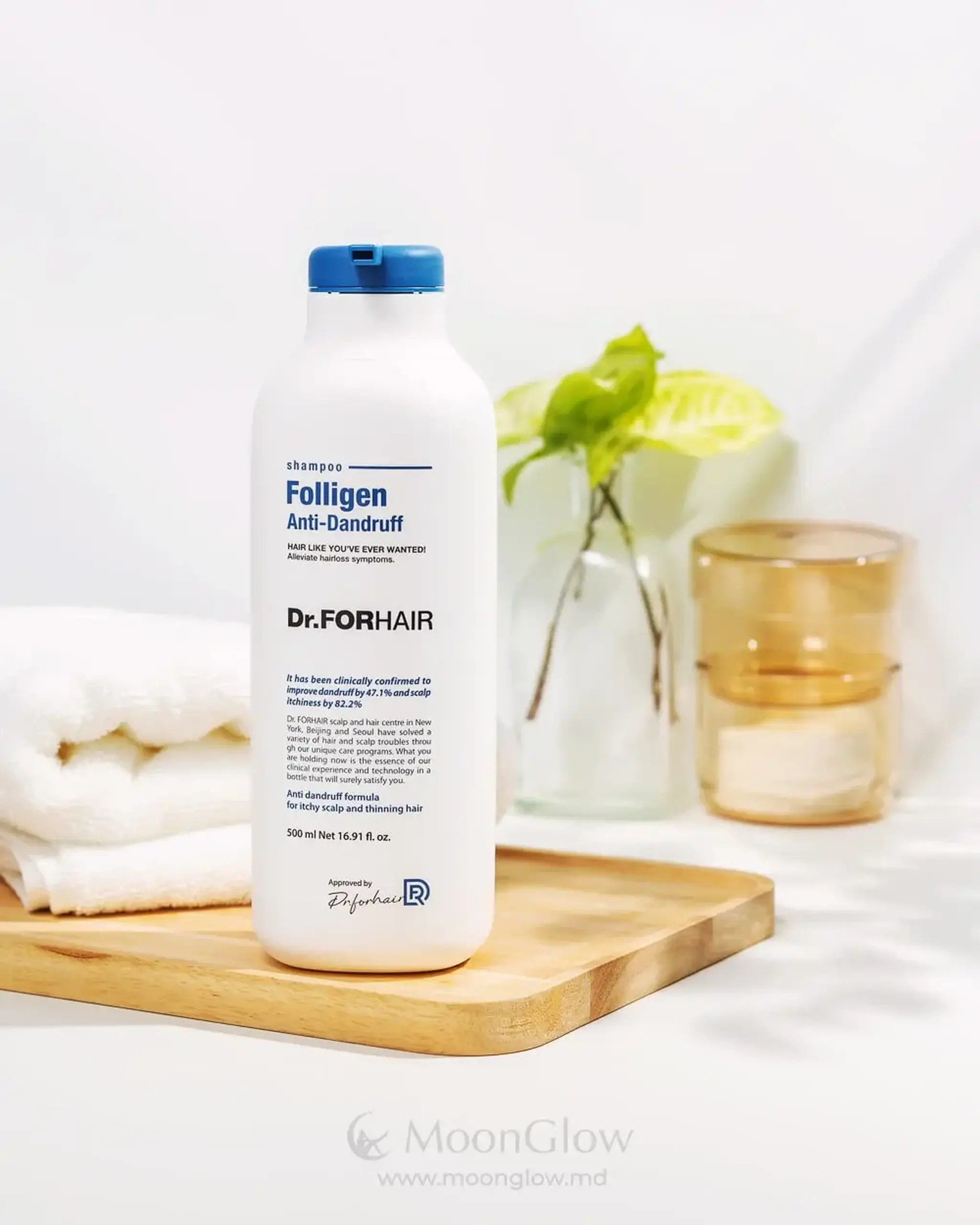 Șampon de păr anti-mătreață Dr.FOR HAIR Folligen Anti-Dandruff Shampoo 500 ml