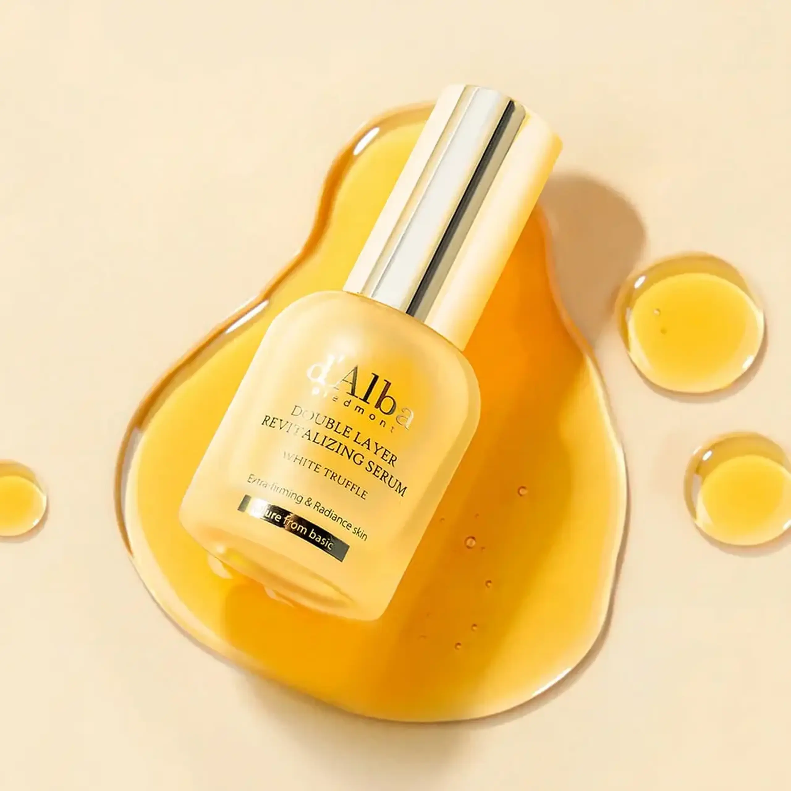 Ser bifazic pentru piele radiantă D'alba White Truffle Double Layer Revitalizing Serum 30ml