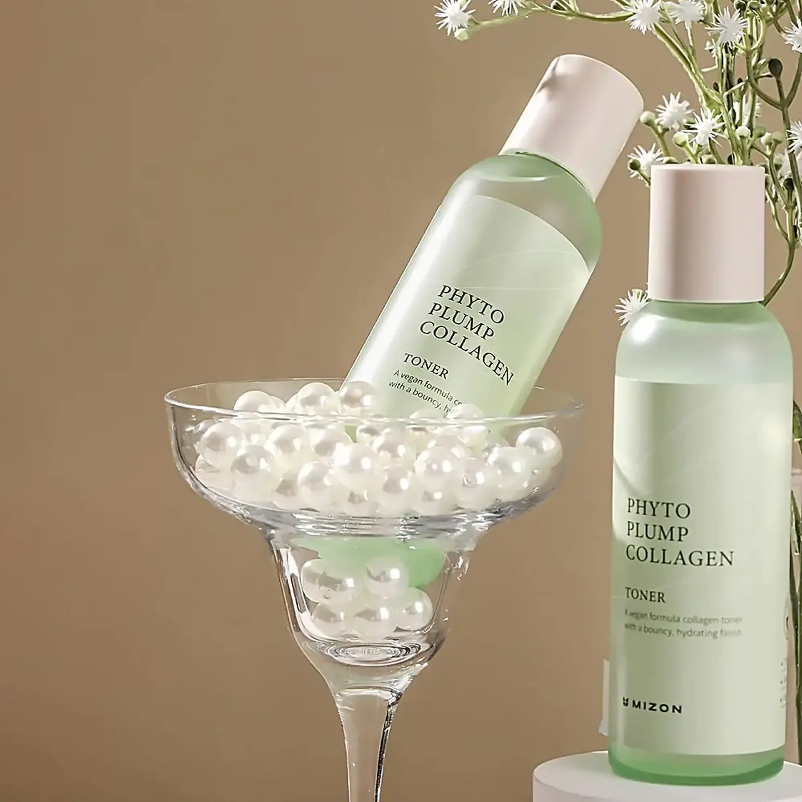 Toner anti-age cu ph 6,4 Mizon Phyto Plump Collagen Toner 150ml